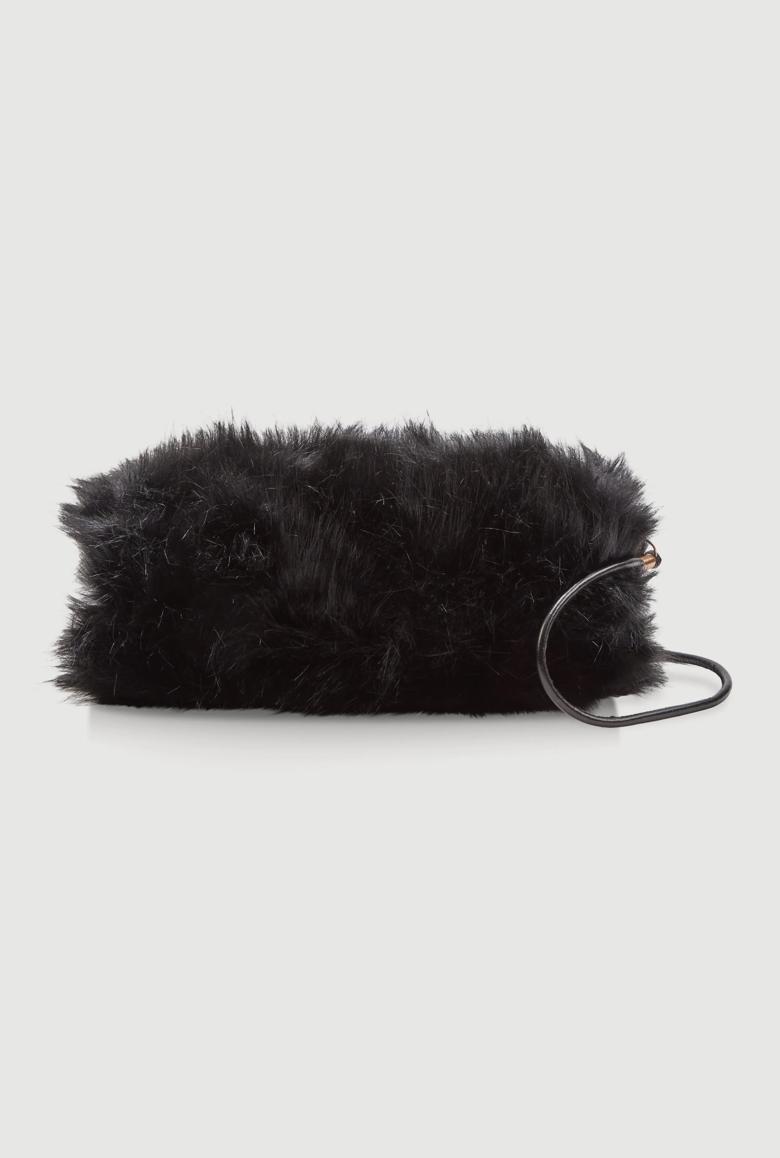 Faux Fur Hand Muff Crossbody Clutch Bag sold by Rainbow product image thumbnail 2