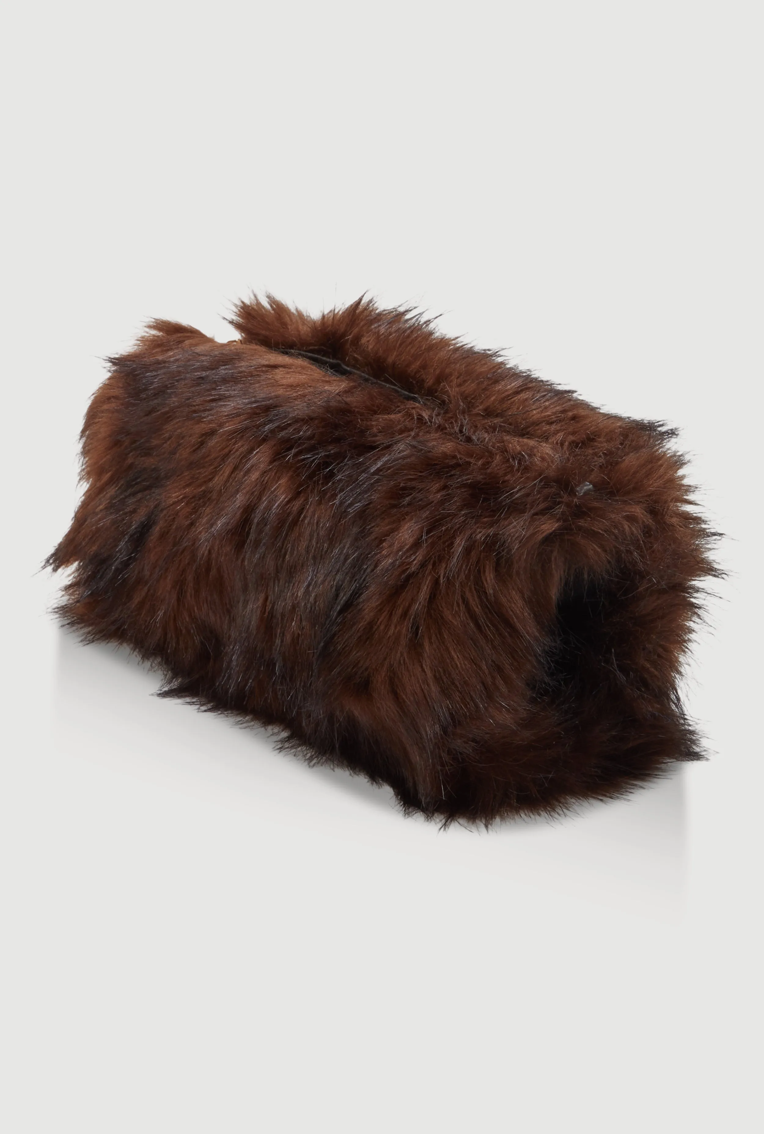 Faux Fur Hand Muff Crossbody Clutch Bag sold by Rainbow product image thumbnail 5