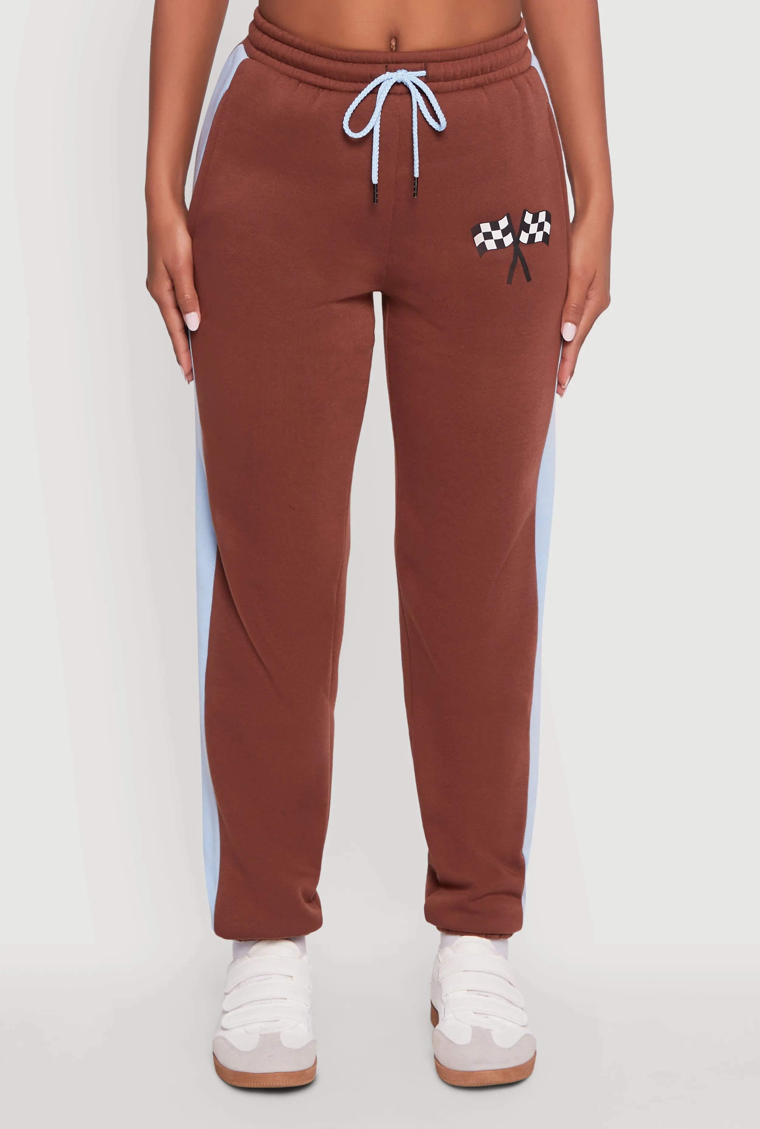 Graphic Side Stripe Tapered Leg Sweatpants sold by Rainbow product image thumbnail 3