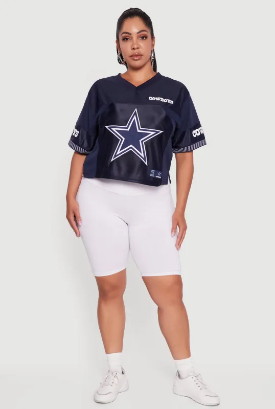 Plus Size NFL Cowboys Cropped Jersey sold by Rainbow