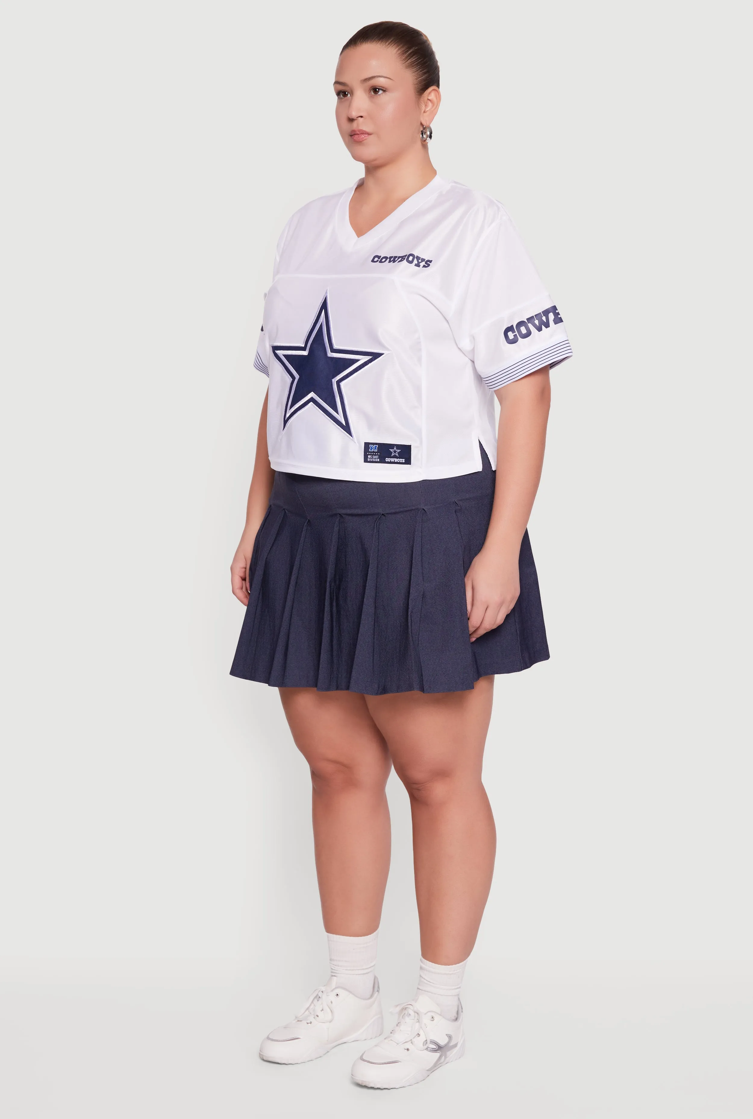 Plus Size NFL Cowboys Cropped Jersey sold by Rainbow product image thumbnail 5