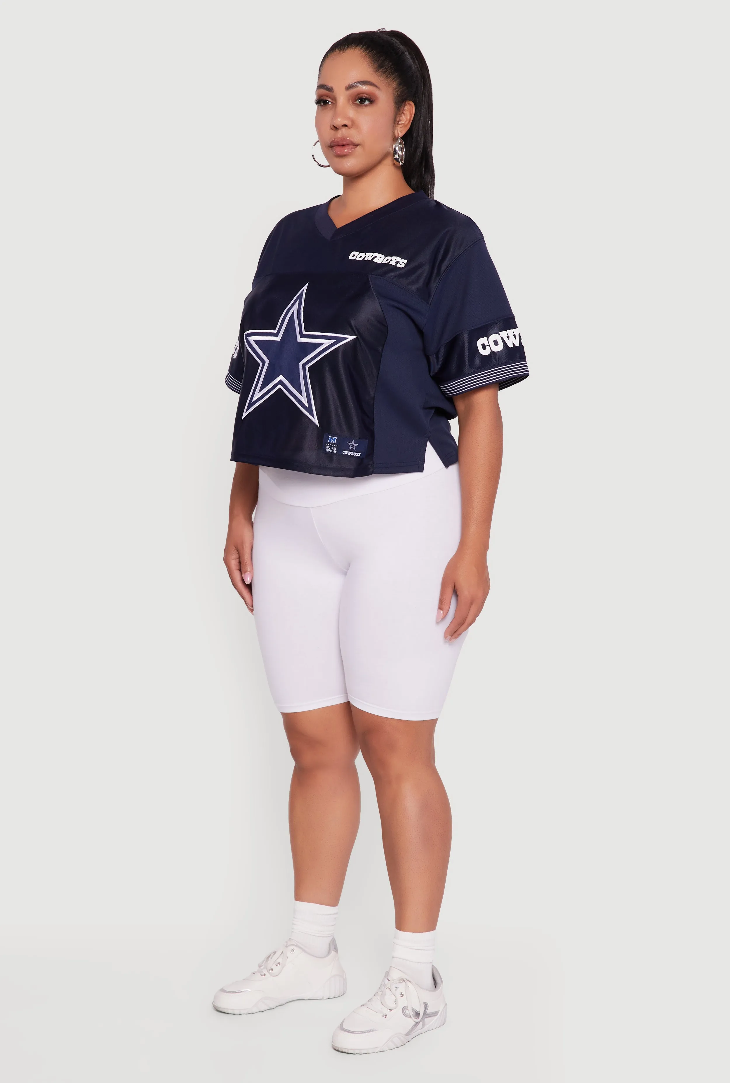 Plus Size NFL Cowboys Cropped Jersey sold by Rainbow product image thumbnail 5