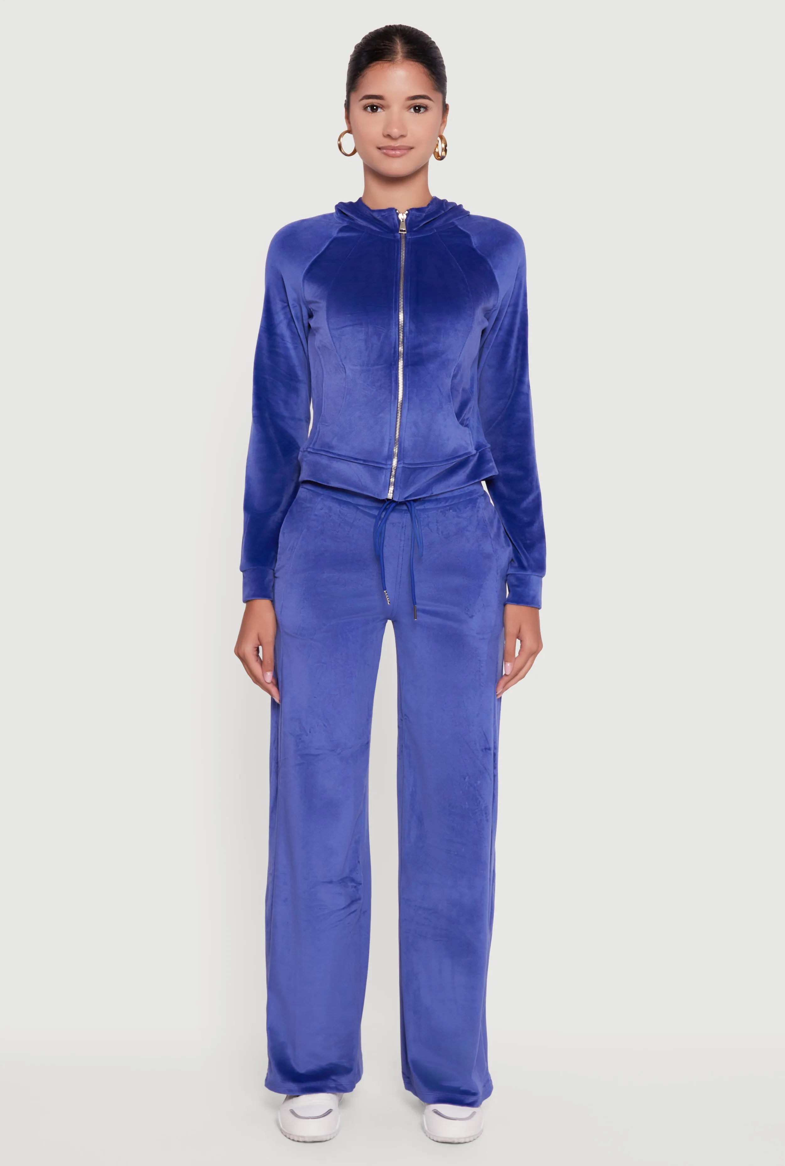 Mid Rise Velour Wide Leg Sweatpants sold by Rainbow product image thumbnail 2