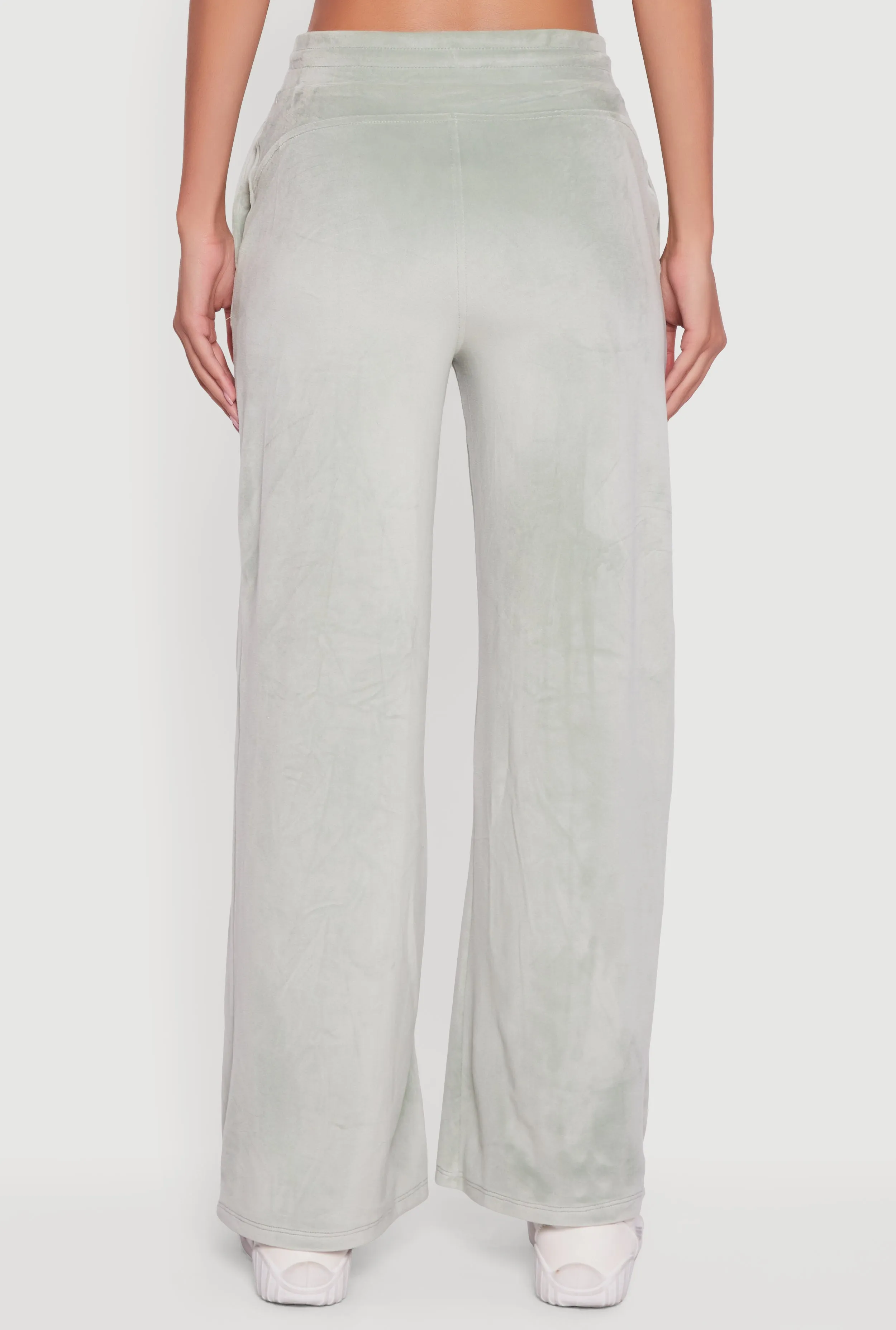 Mid Rise Velour Wide Leg Sweatpants sold by Rainbow product image thumbnail 5