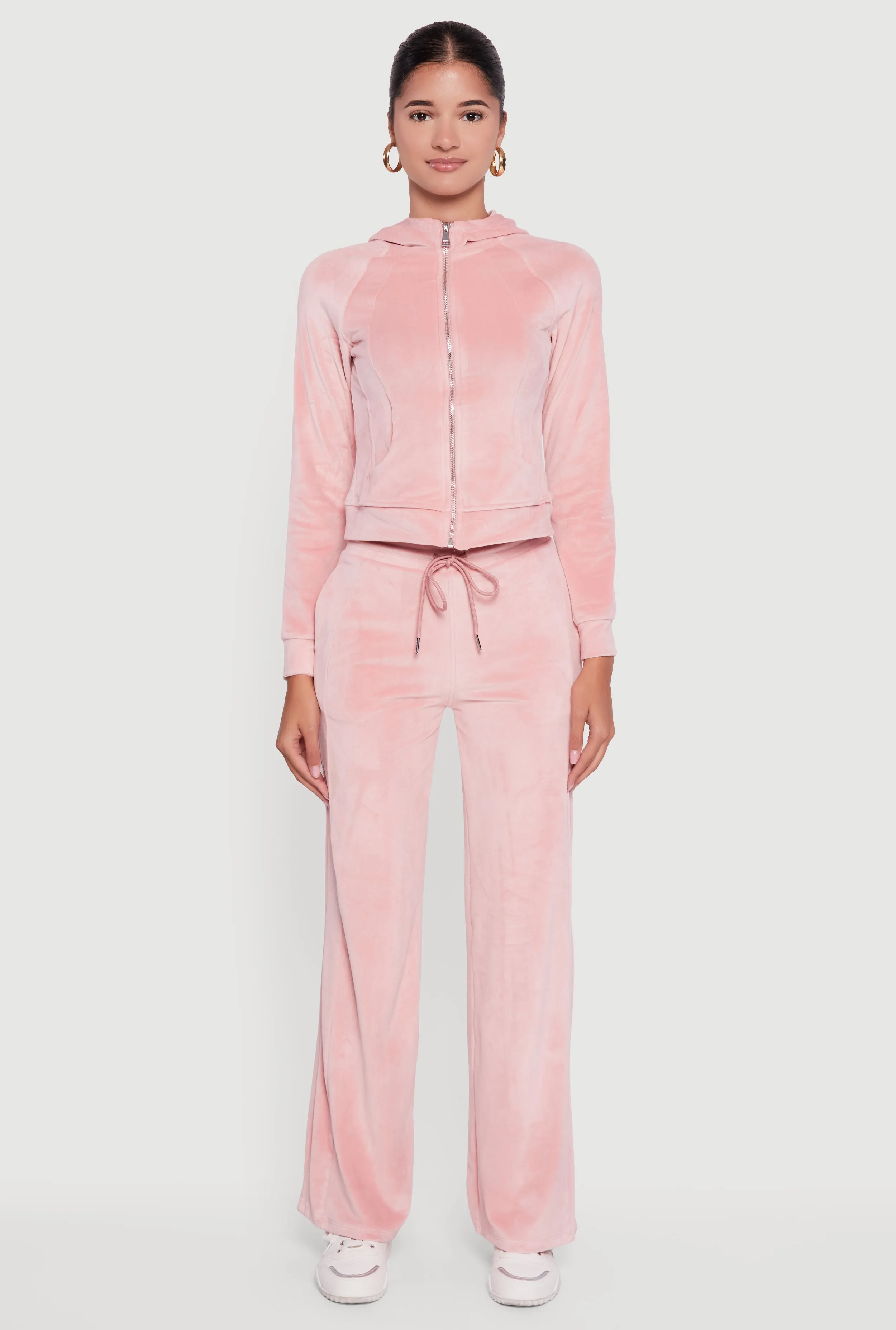 Mid Rise Velour Wide Leg Sweatpants sold by Rainbow product image thumbnail 2