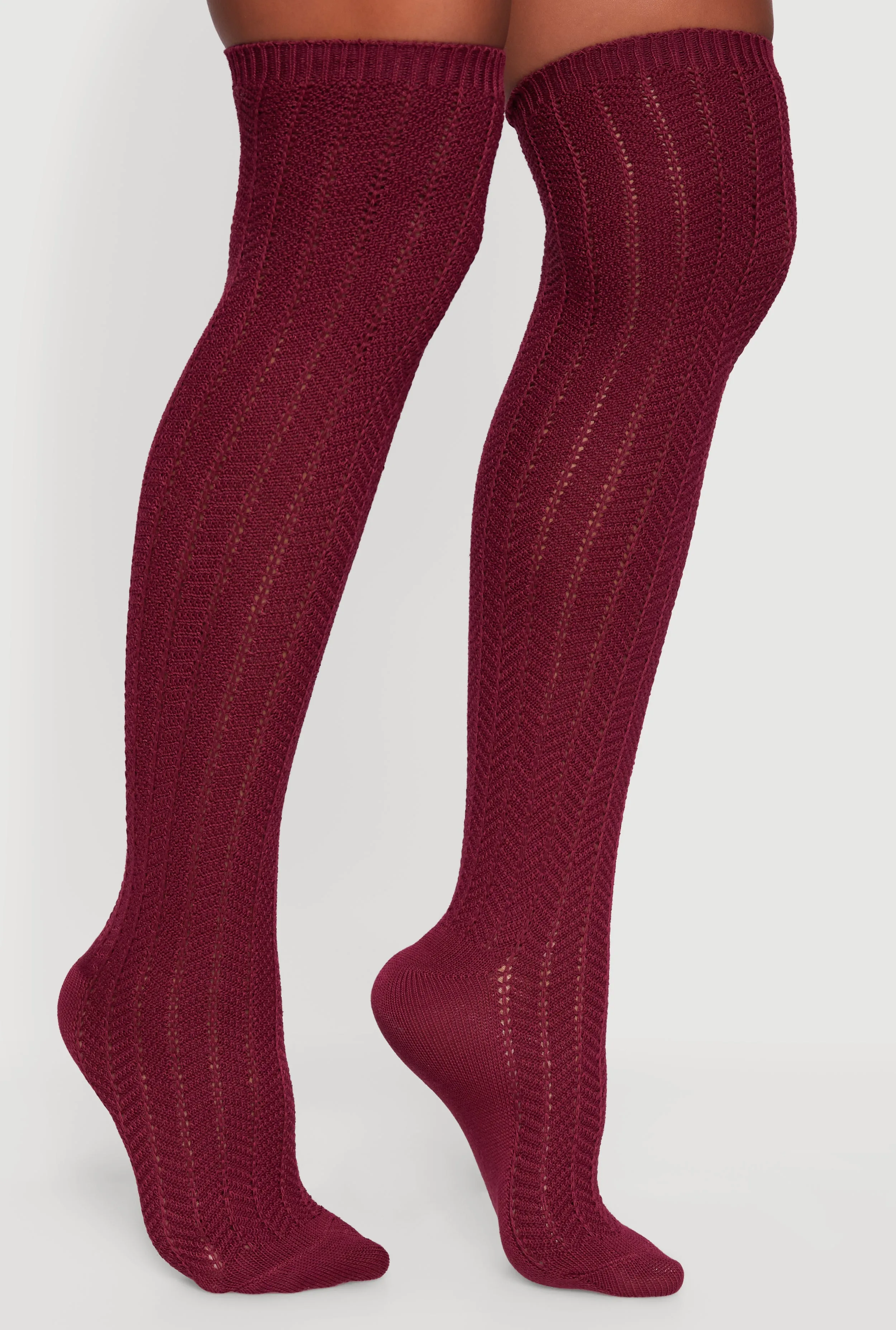 Pointelle Over the Knee Socks Size 9-11 sold by Rainbow product image thumbnail 4