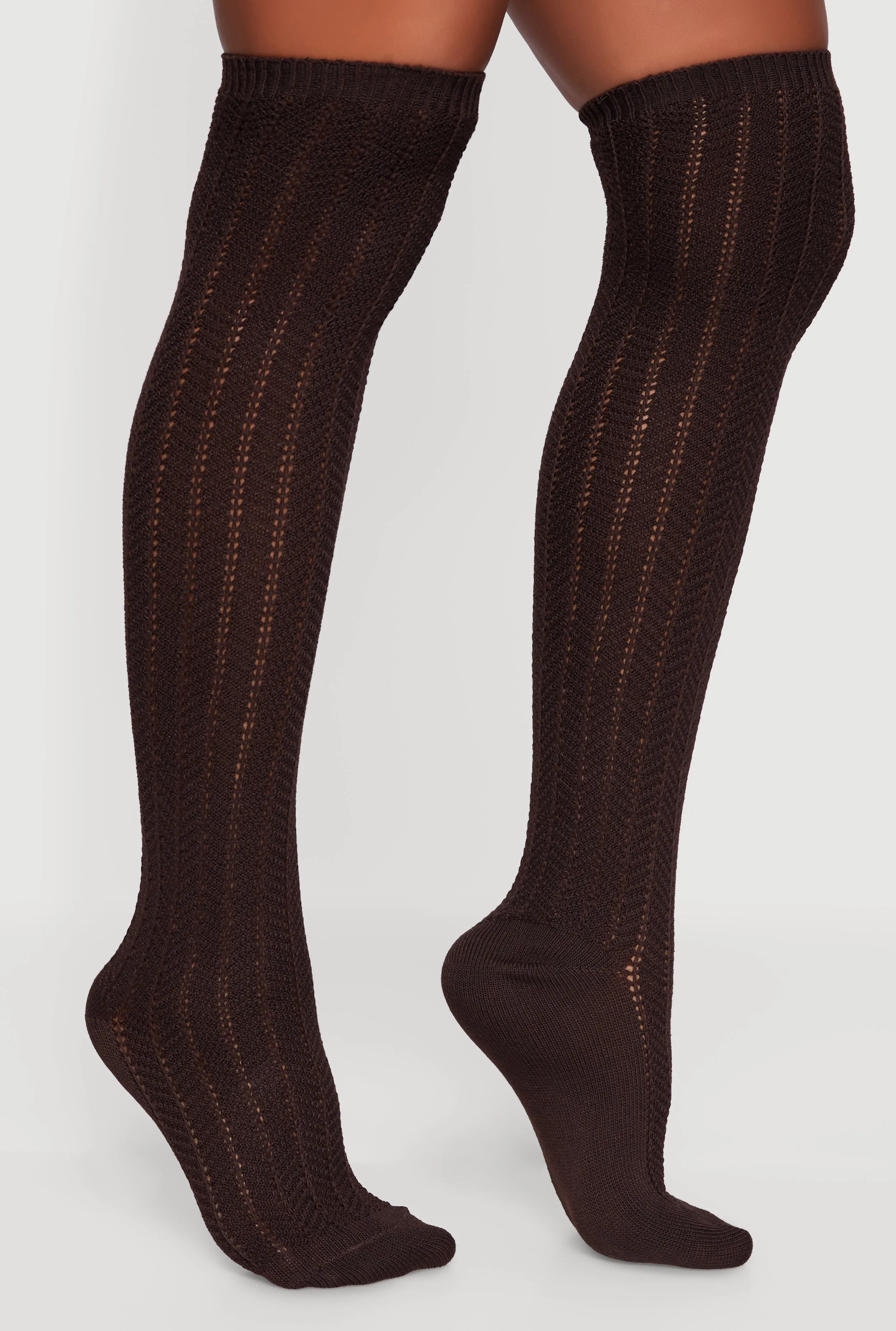 Pointelle Over the Knee Socks Size 9-11 sold by Rainbow product image thumbnail 2