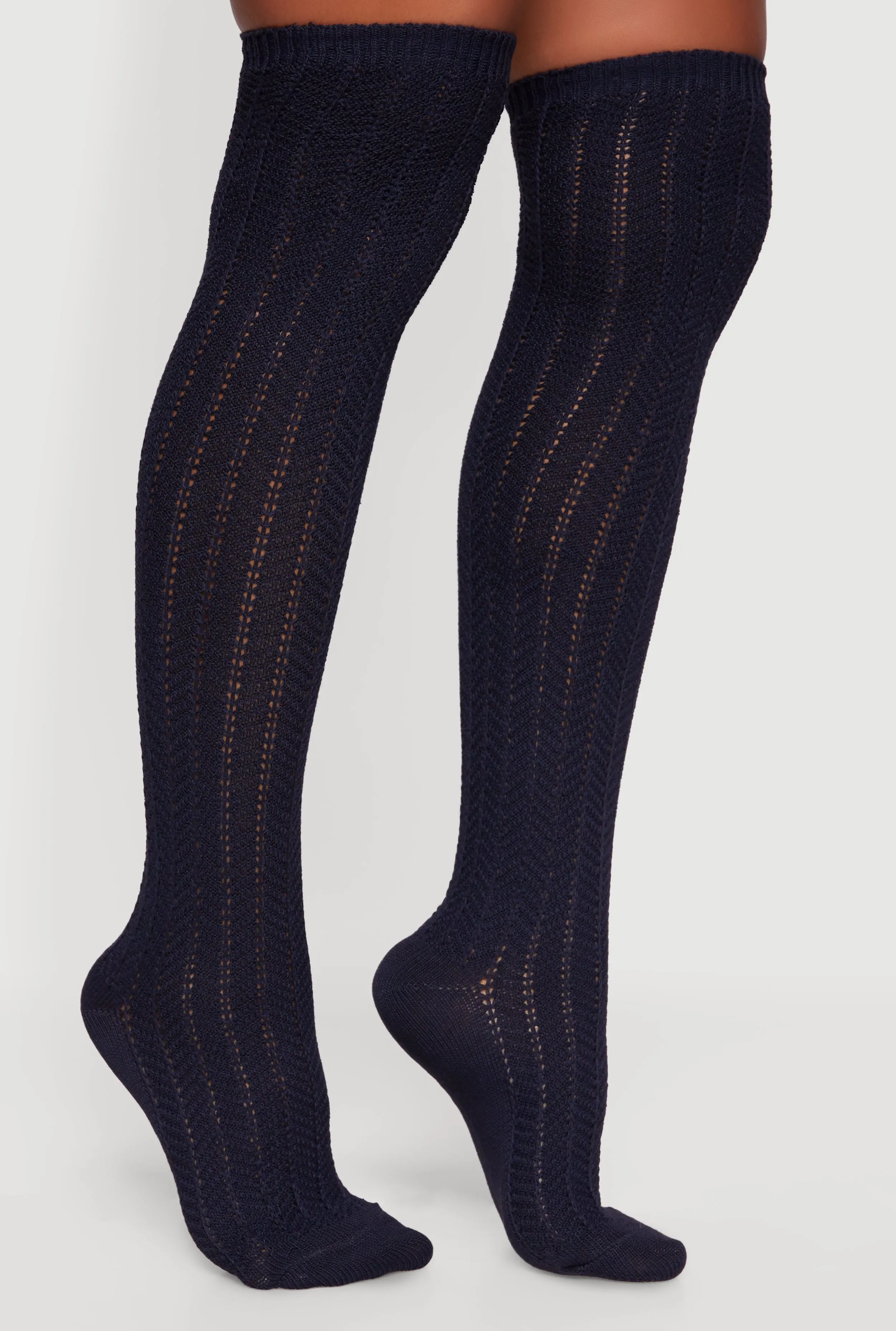 Pointelle Over the Knee Socks Size 9-11 sold by Rainbow product image thumbnail 3