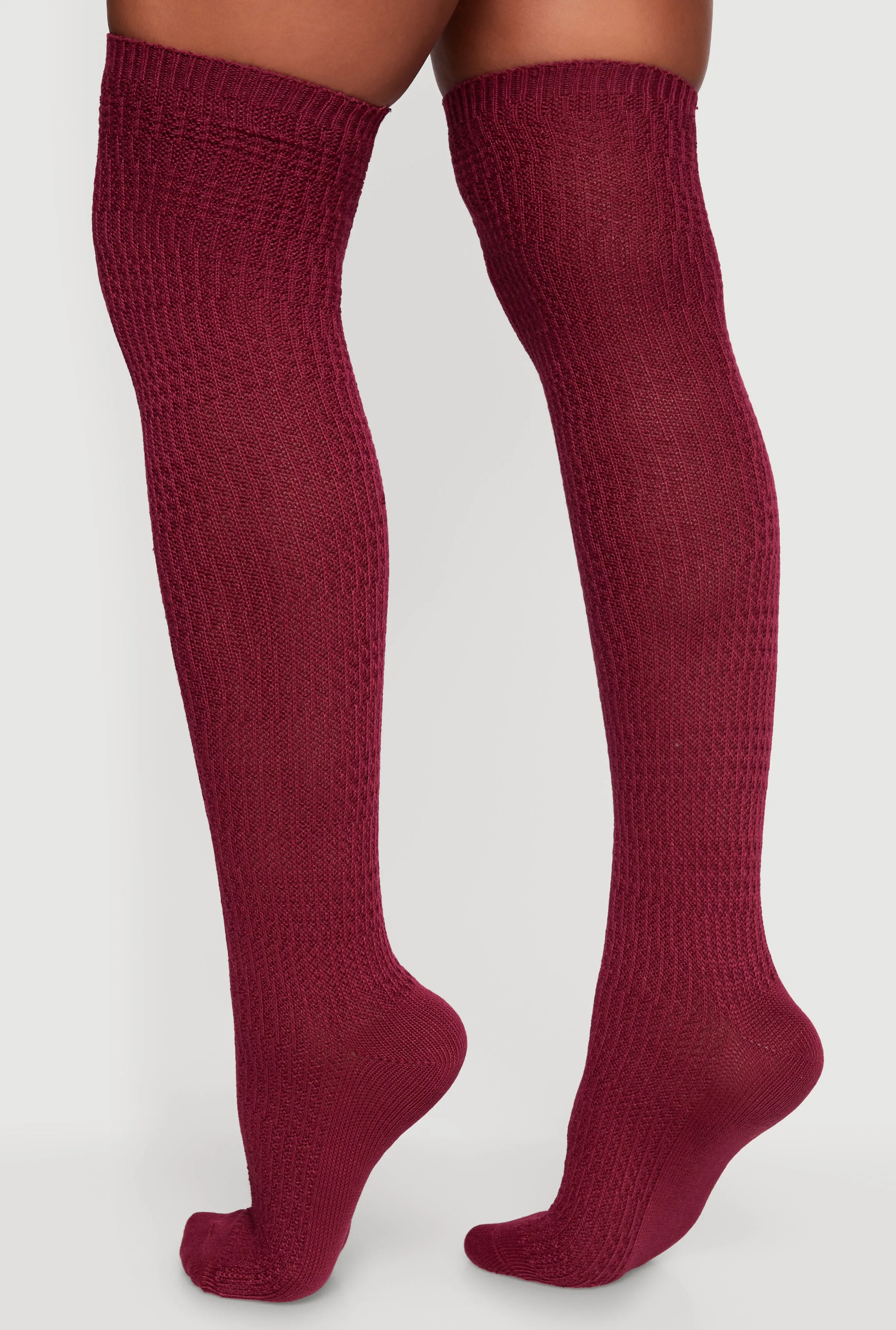 Rib Knit Over the Knee Socks Size 9-11 sold by Rainbow product image thumbnail 2