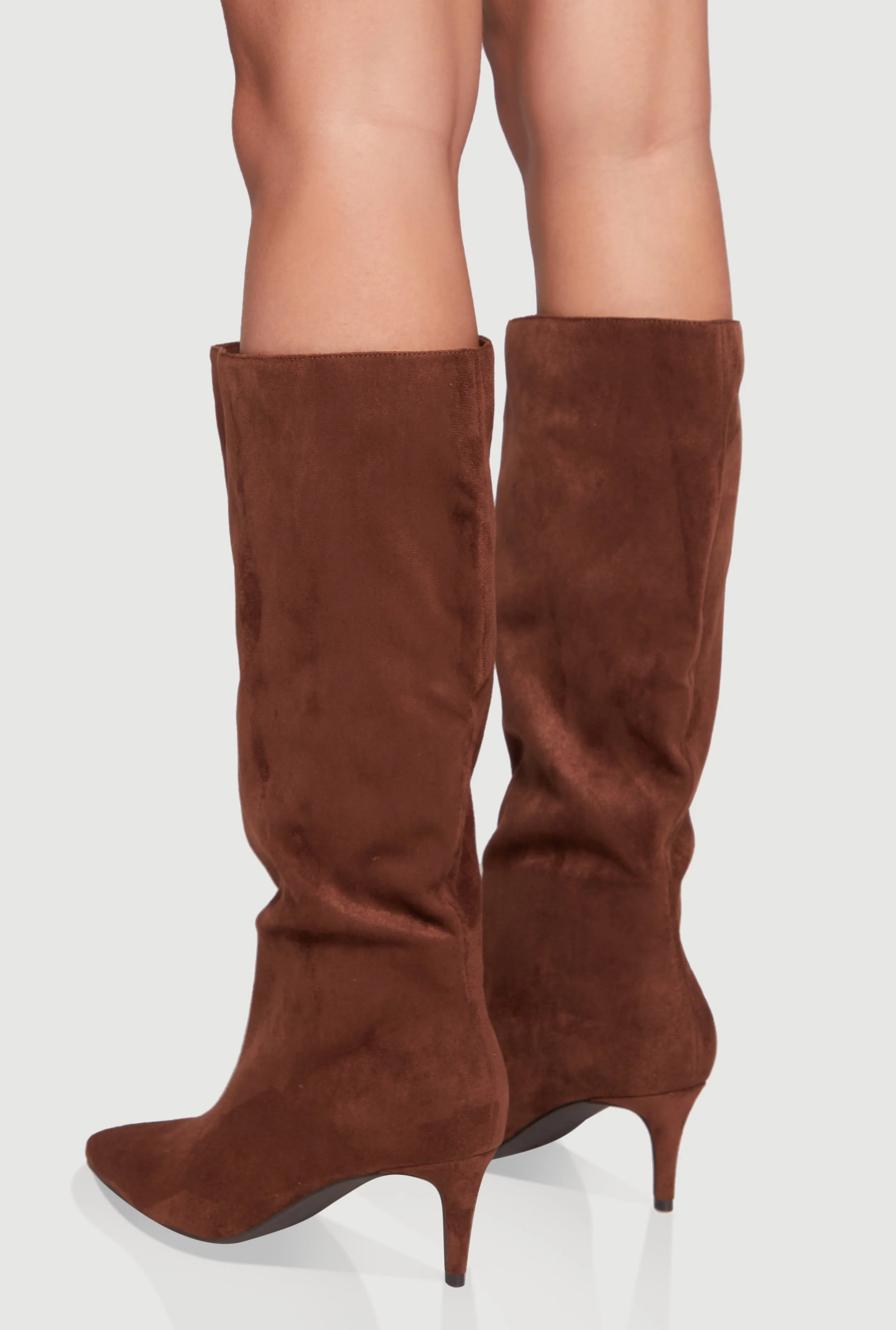 Trendy Pointed Toe Stiletto Slouch Boots sold by Rainbow product image thumbnail 3