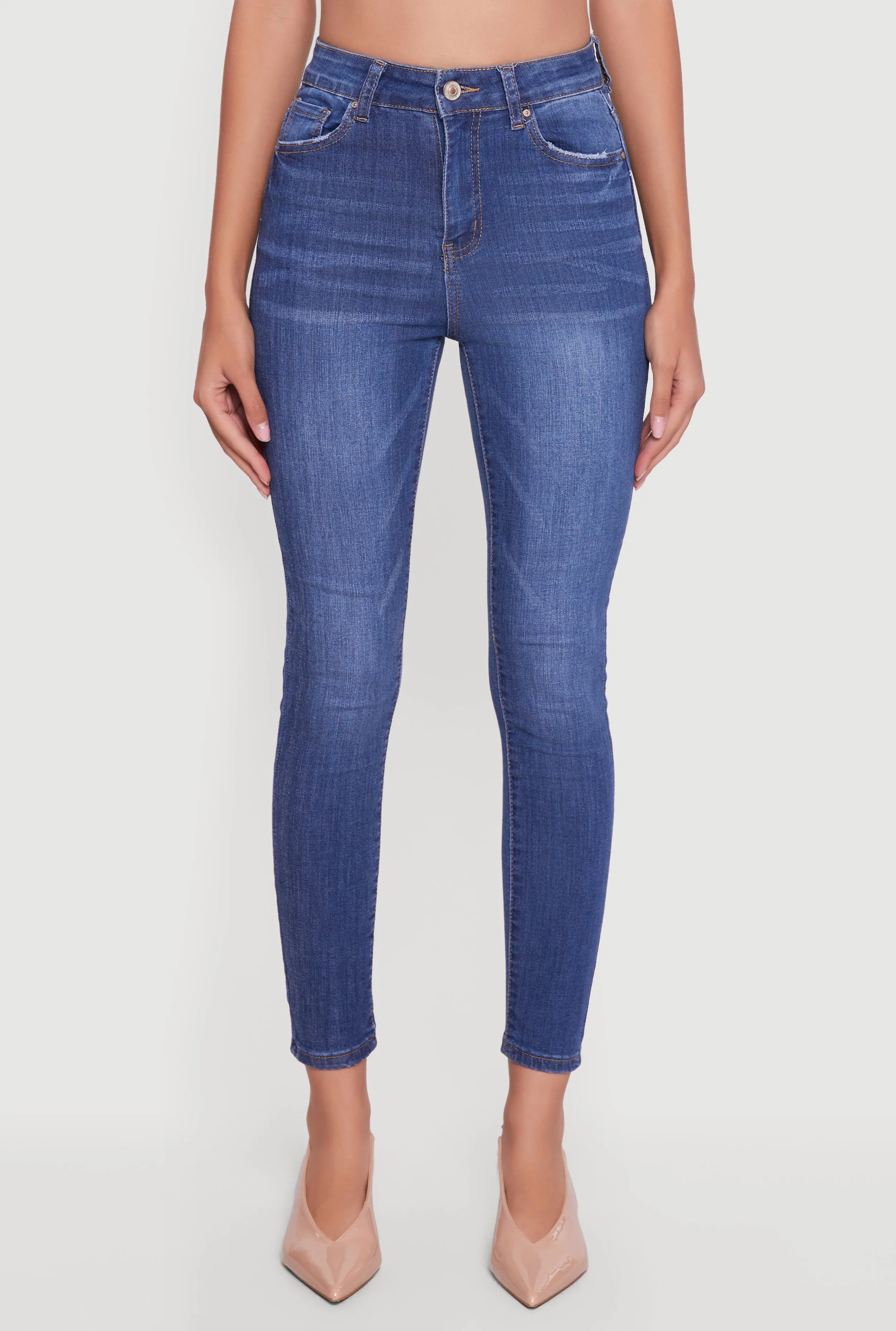 WAX High Waisted Stretch Skinny Jeans sold by Rainbow product image thumbnail 5