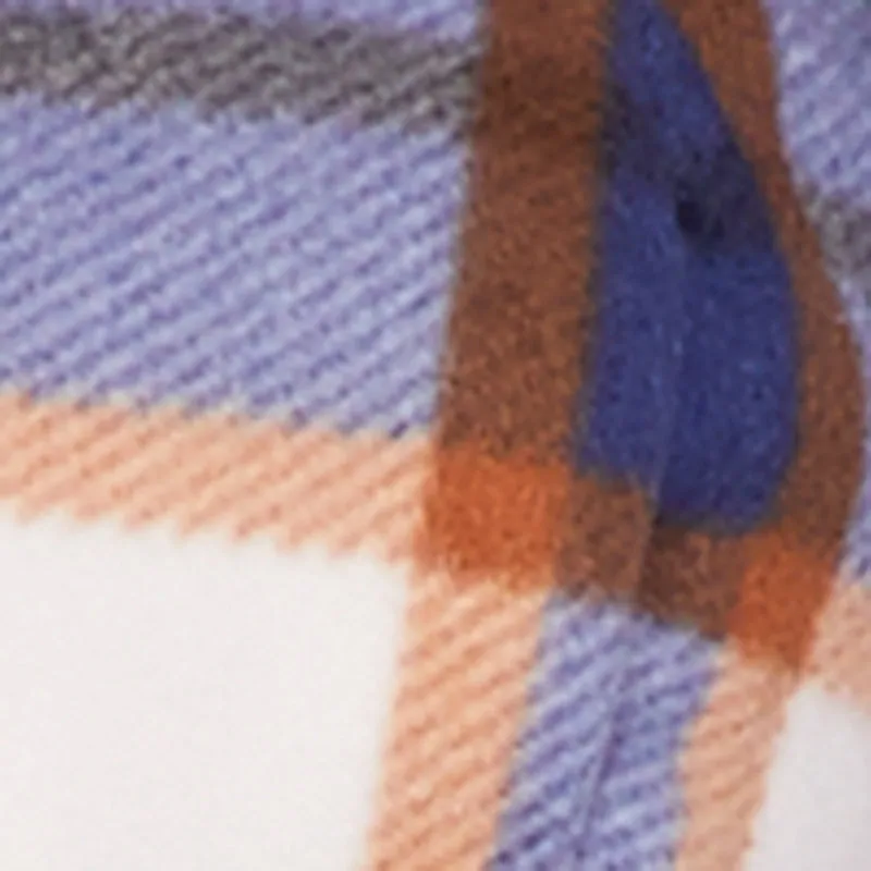 Plaid Sherpa Lined Snap Button Front Shacket sold by Rainbow product image thumbnail 4