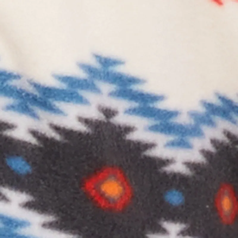 Plus Size Sherpa Lined Aztec Pattern Fleece Jacket sold by Rainbow product image thumbnail 4