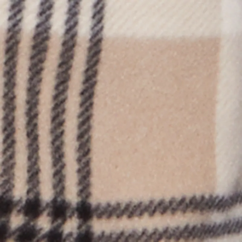 Plaid Sherpa Lined Fleece Long Sleeve Button Front Jacket sold by Rainbow product image thumbnail 4