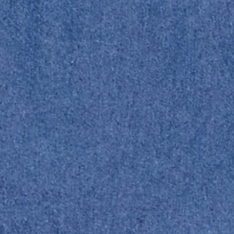 Plus Size Denim Long Sleeve Half Button Front Blouse sold by Rainbow product image thumbnail 4