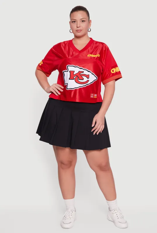 Plus Size NFL Chiefs Cropped Jersey sold by Rainbow