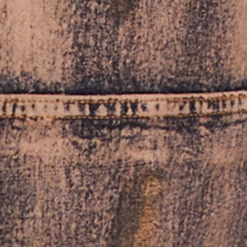 Plus Size Acid Wash Distressed Denim Cargo Joggers sold by Rainbow product image thumbnail 4