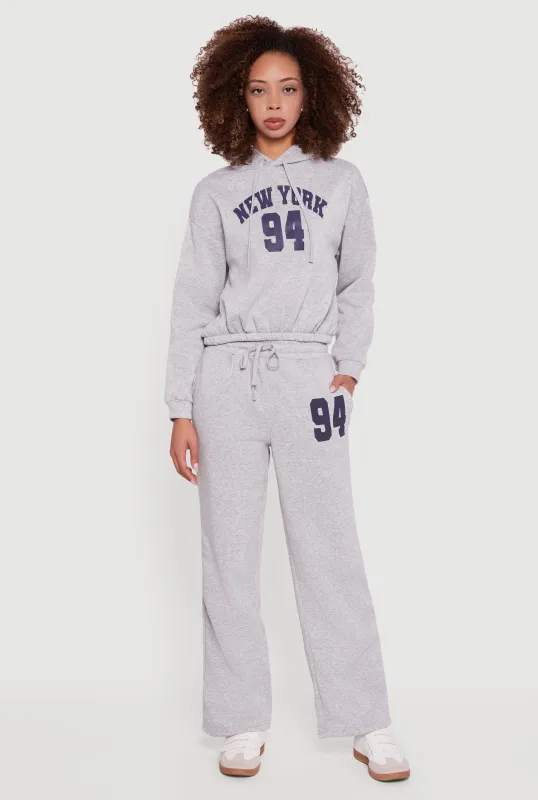 Graphic Print Fleece Lined Sweatpants sold by Rainbow