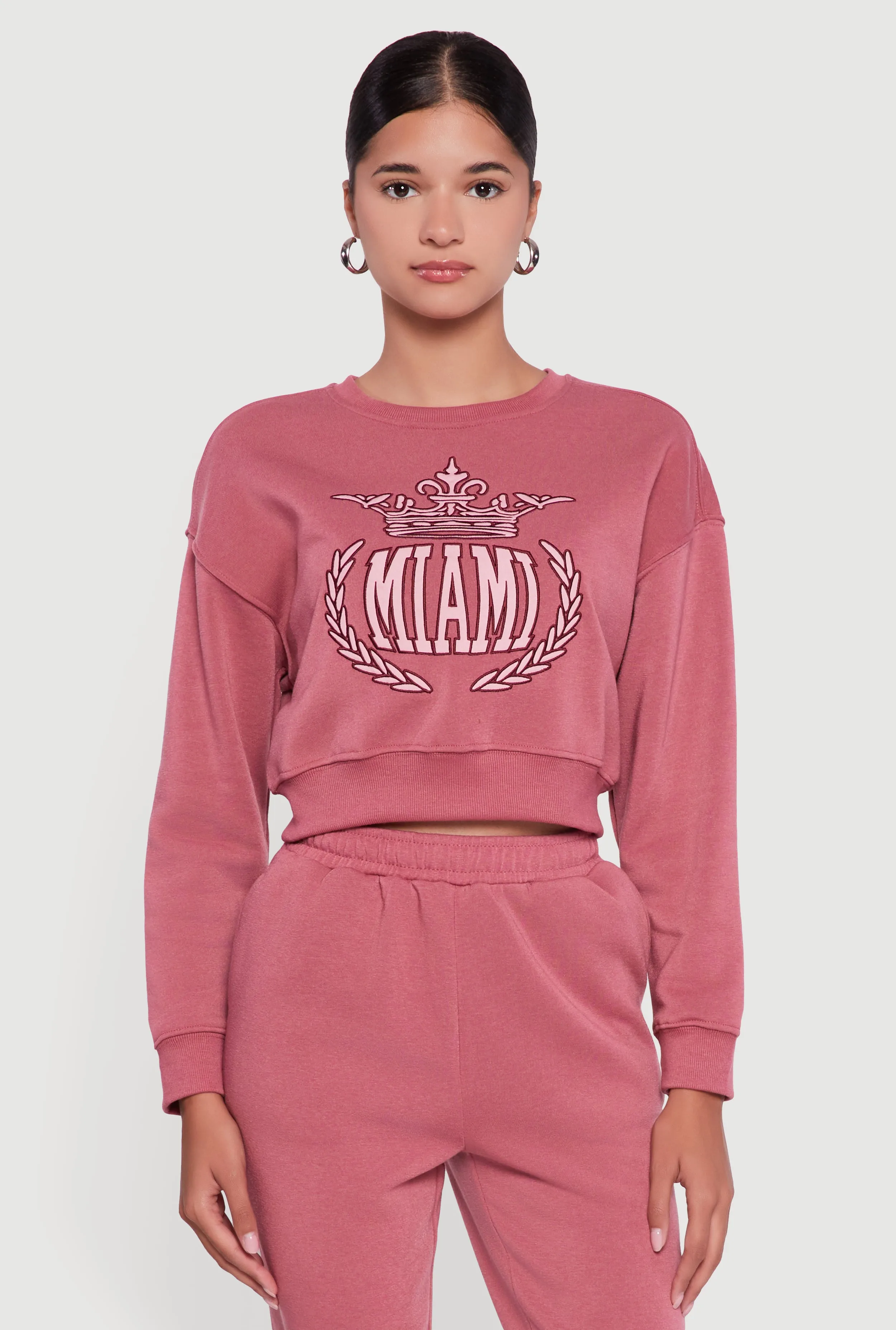 Graphic Print Fleece Lined Pullover Sweatshirt sold by Rainbow