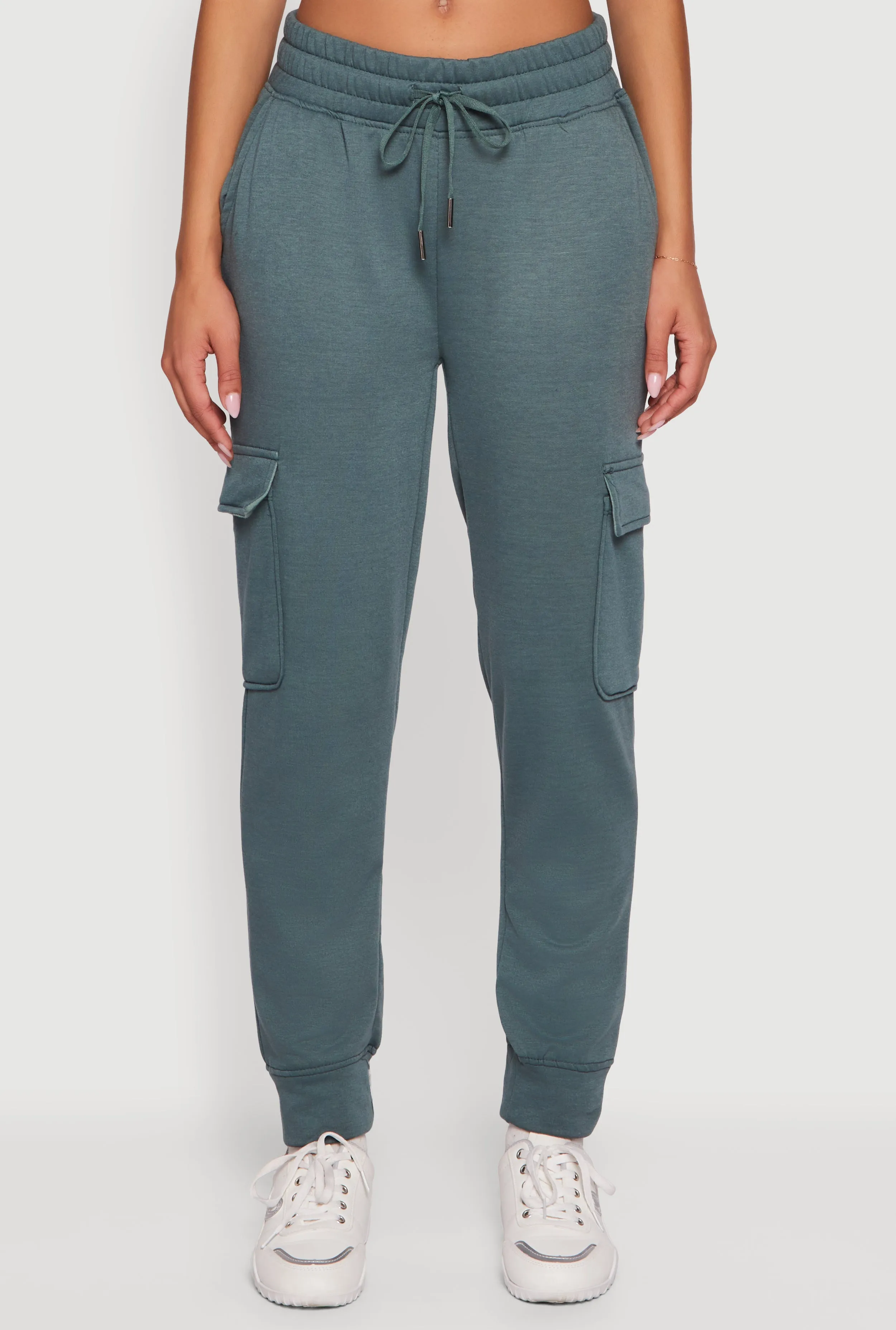 Mid Rise Fleece Joggers with Cargo Pockets sold by Rainbow product image thumbnail 5