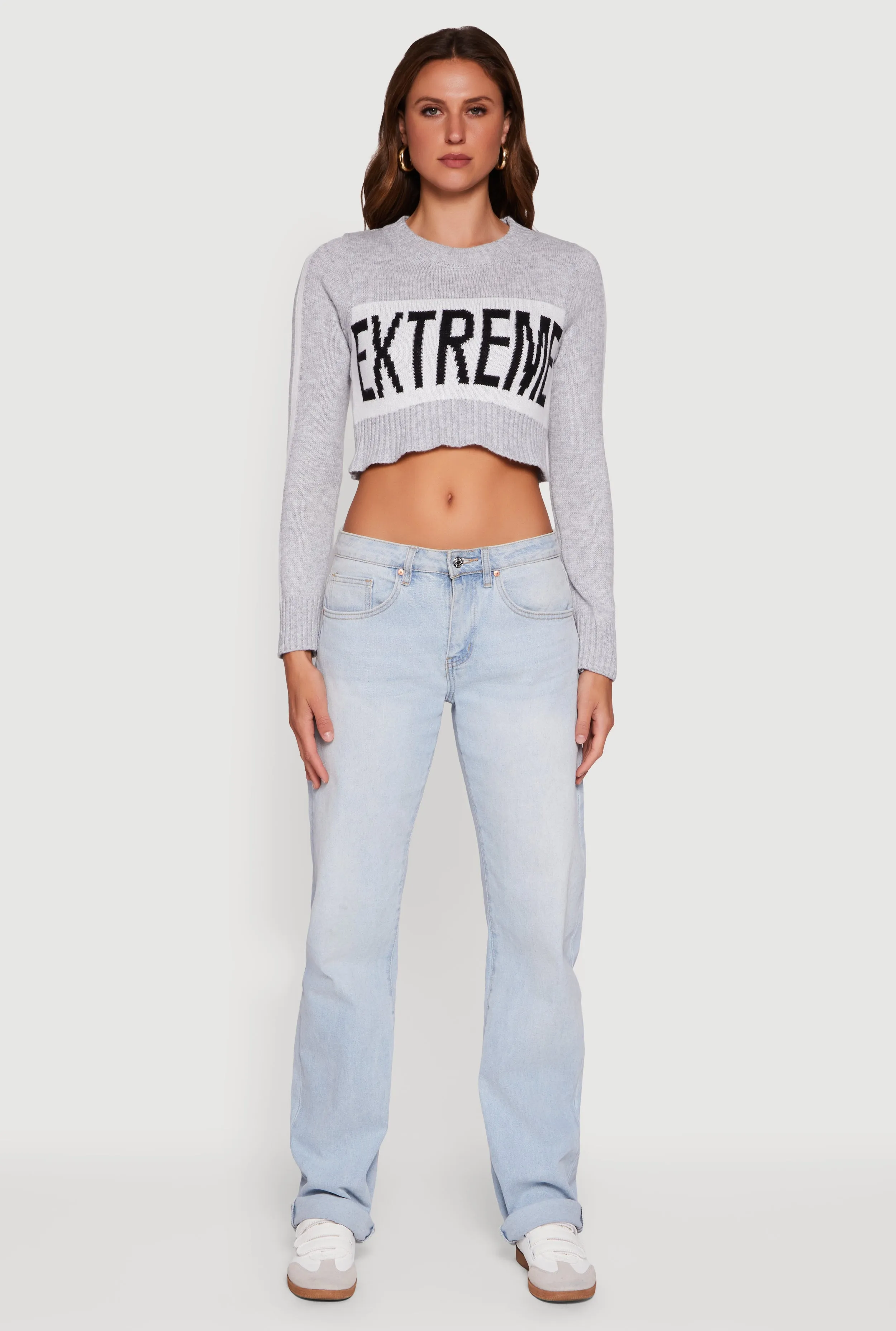 Extreme Graphic Cropped Sweater sold by Rainbow product image thumbnail 3