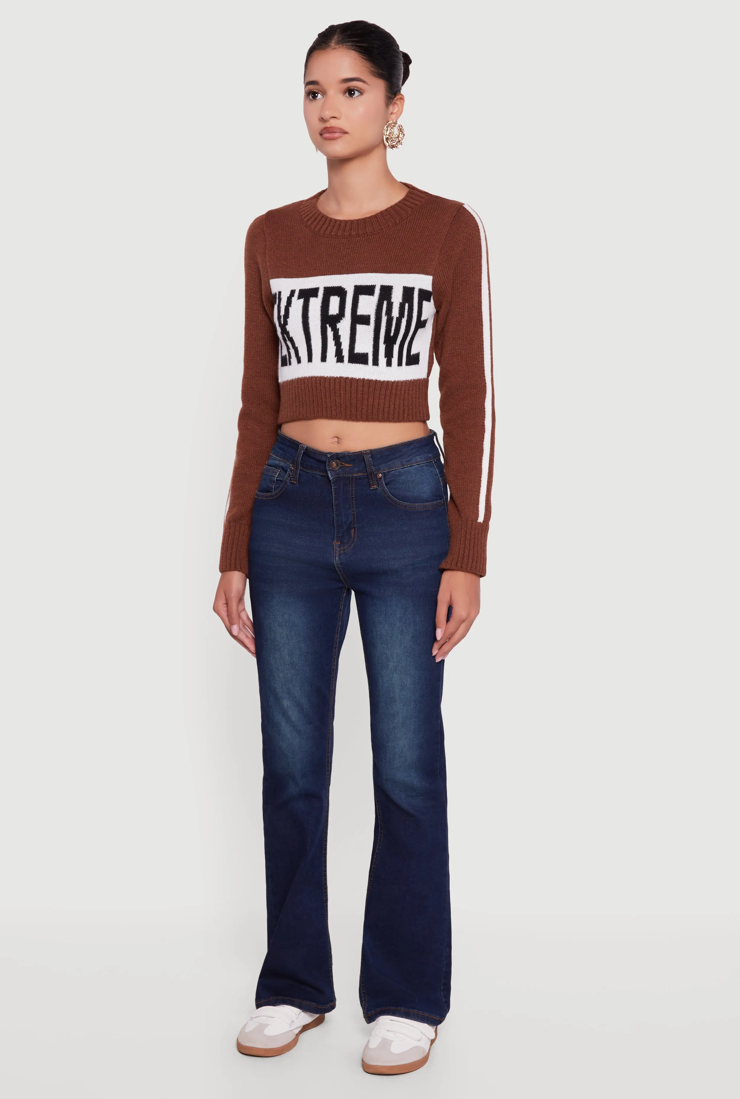 Extreme Graphic Cropped Sweater sold by Rainbow product image thumbnail 5