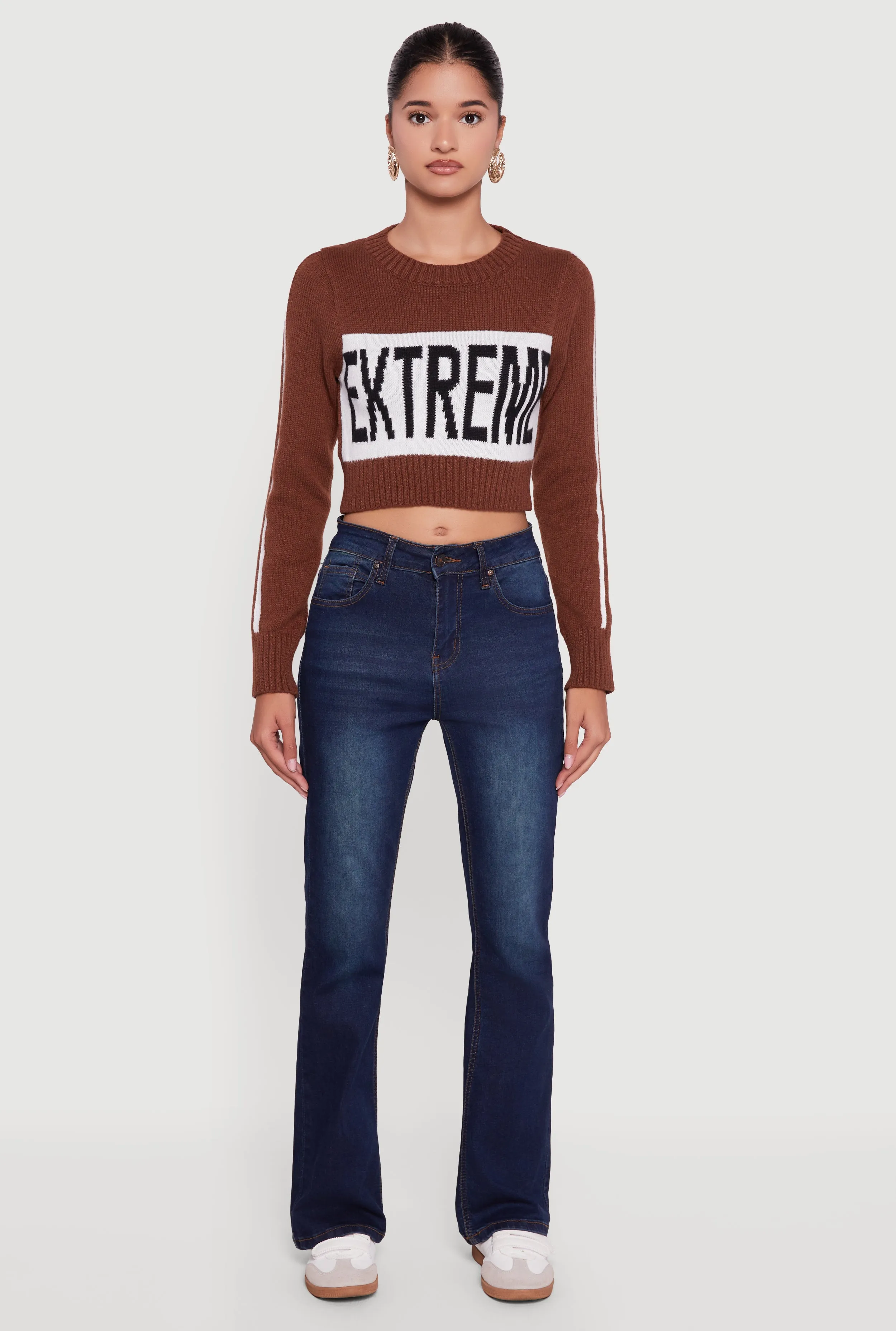 Extreme Graphic Cropped Sweater sold by Rainbow product image thumbnail 3