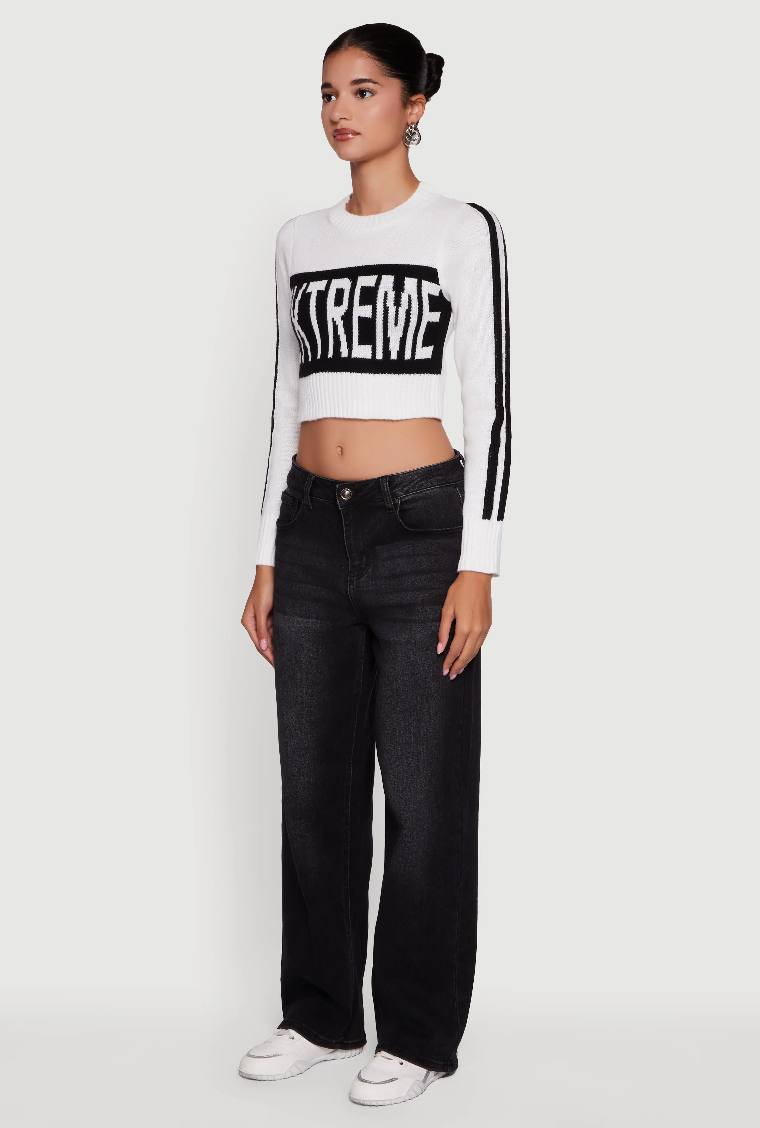 Extreme Graphic Cropped Sweater sold by Rainbow product image thumbnail 5