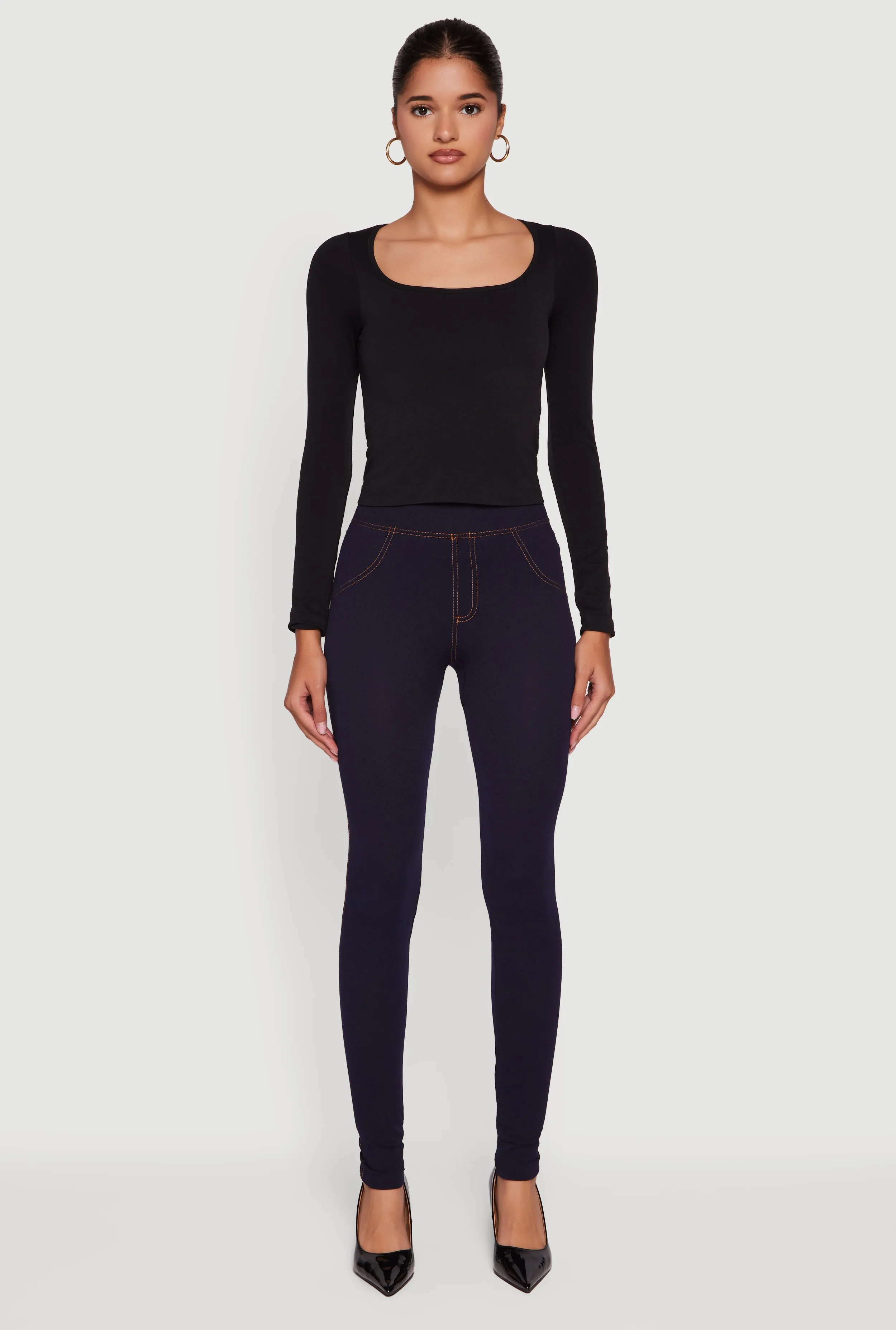 High Waisted Jeggings sold by Rainbow product image thumbnail 2