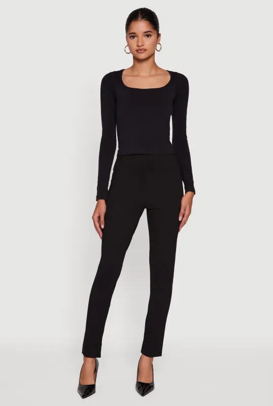 Ponte Pintuck Slim Leg Pants sold by Rainbow