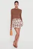 Plaid Flannel Mini Tiered Skirt with Ruffles sold by Rainbow