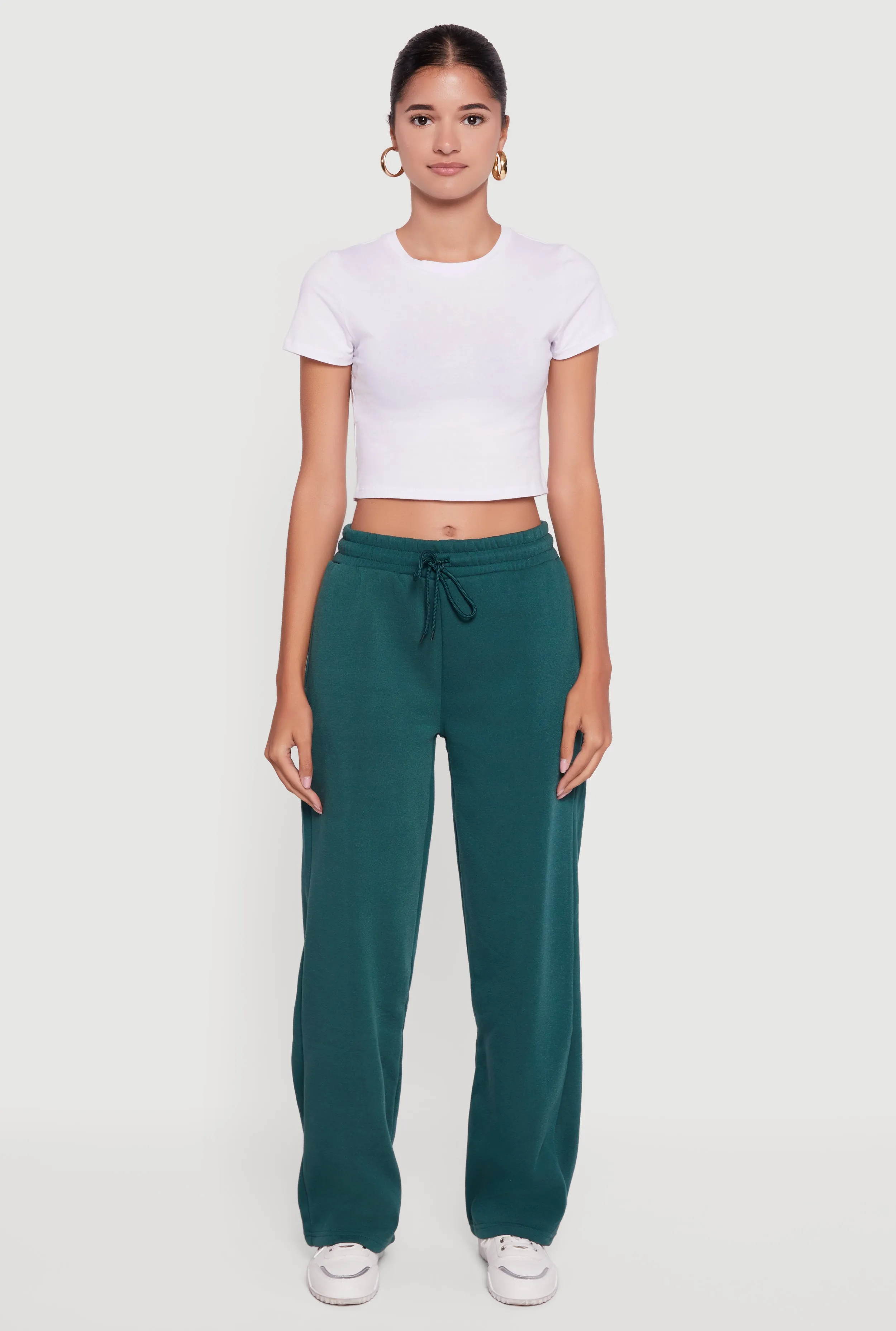 Fleece Lined Straight Leg Sweatpants sold by Rainbow product image thumbnail 2