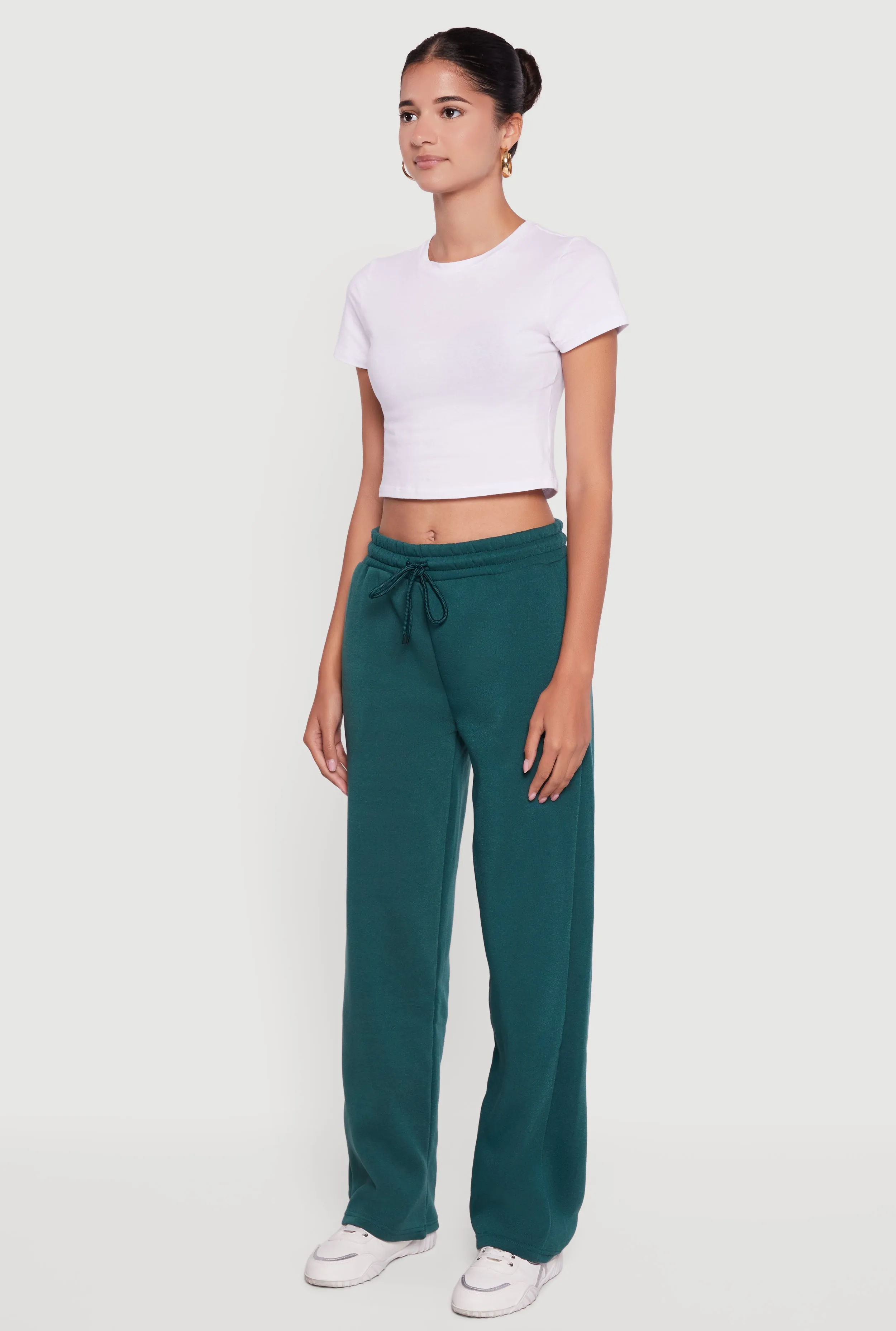 Fleece Lined Straight Leg Sweatpants sold by Rainbow product image thumbnail 3