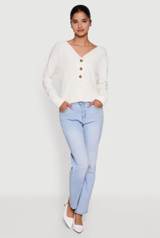 Dolman Long Sleeve Lace Up Back Cardigan sold by Rainbow