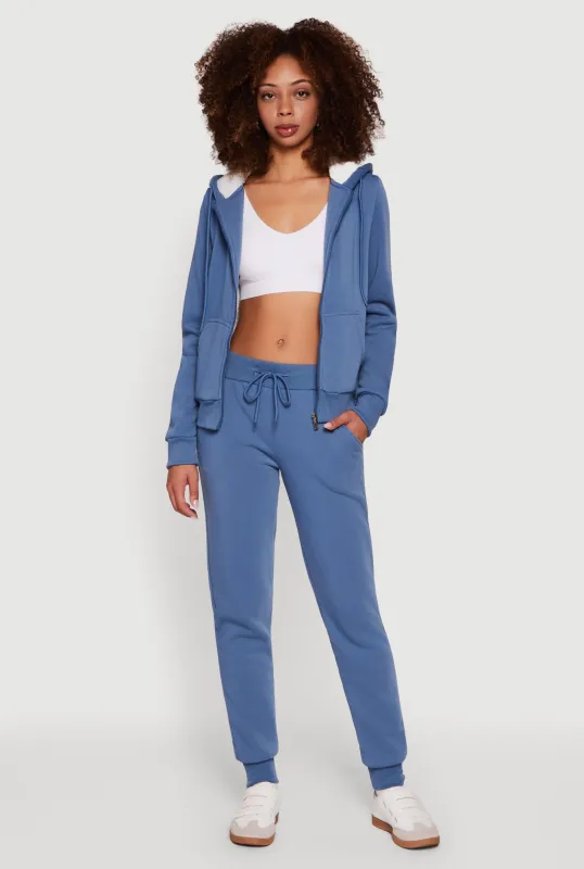 Cozy Fleece Lined Drawstring Waist Joggers sold by Rainbow