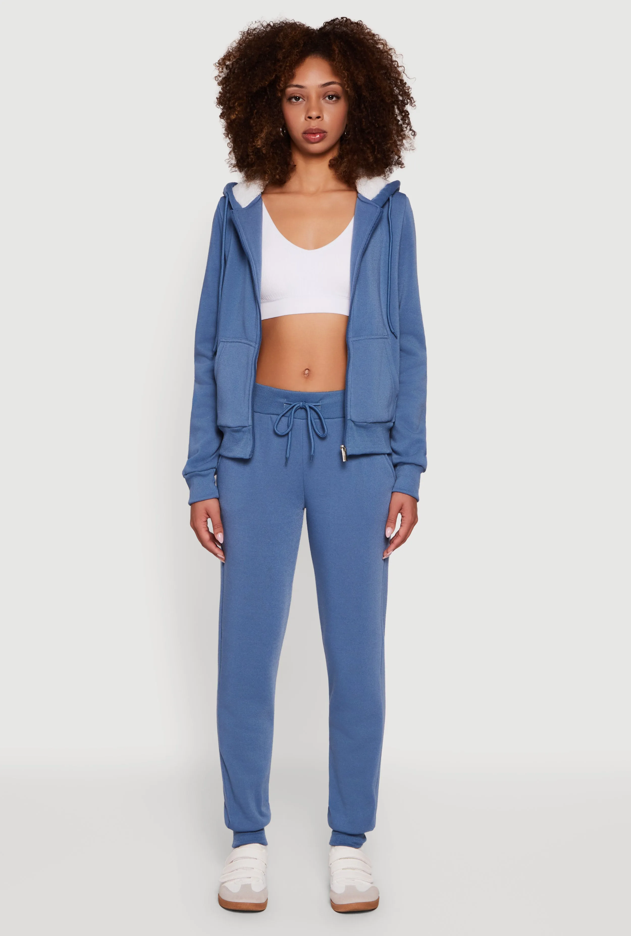 Cozy Fleece Lined Drawstring Waist Joggers sold by Rainbow product image thumbnail 2