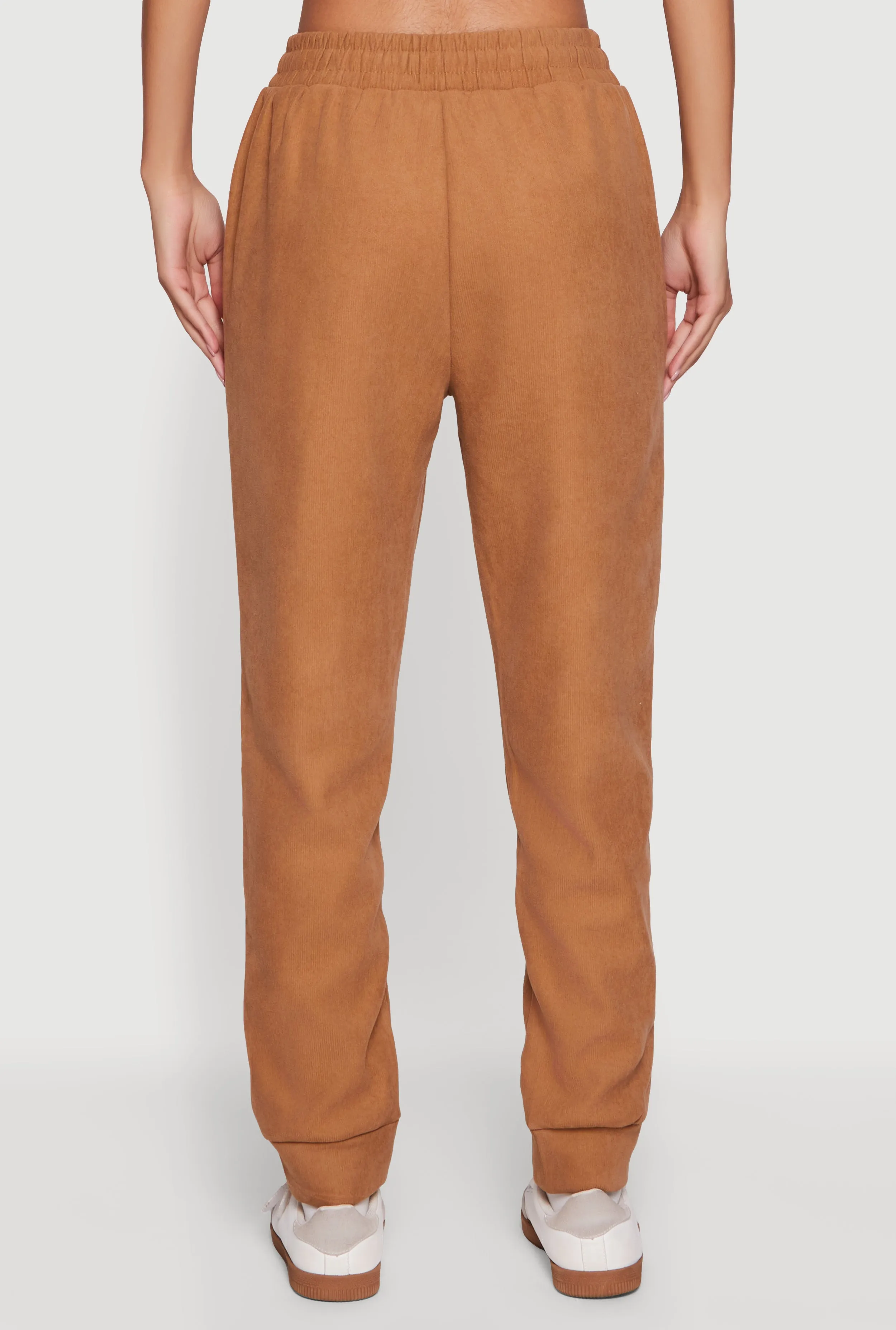 Plush Lined High Waisted Drawstring Joggers sold by Rainbow product image thumbnail 5