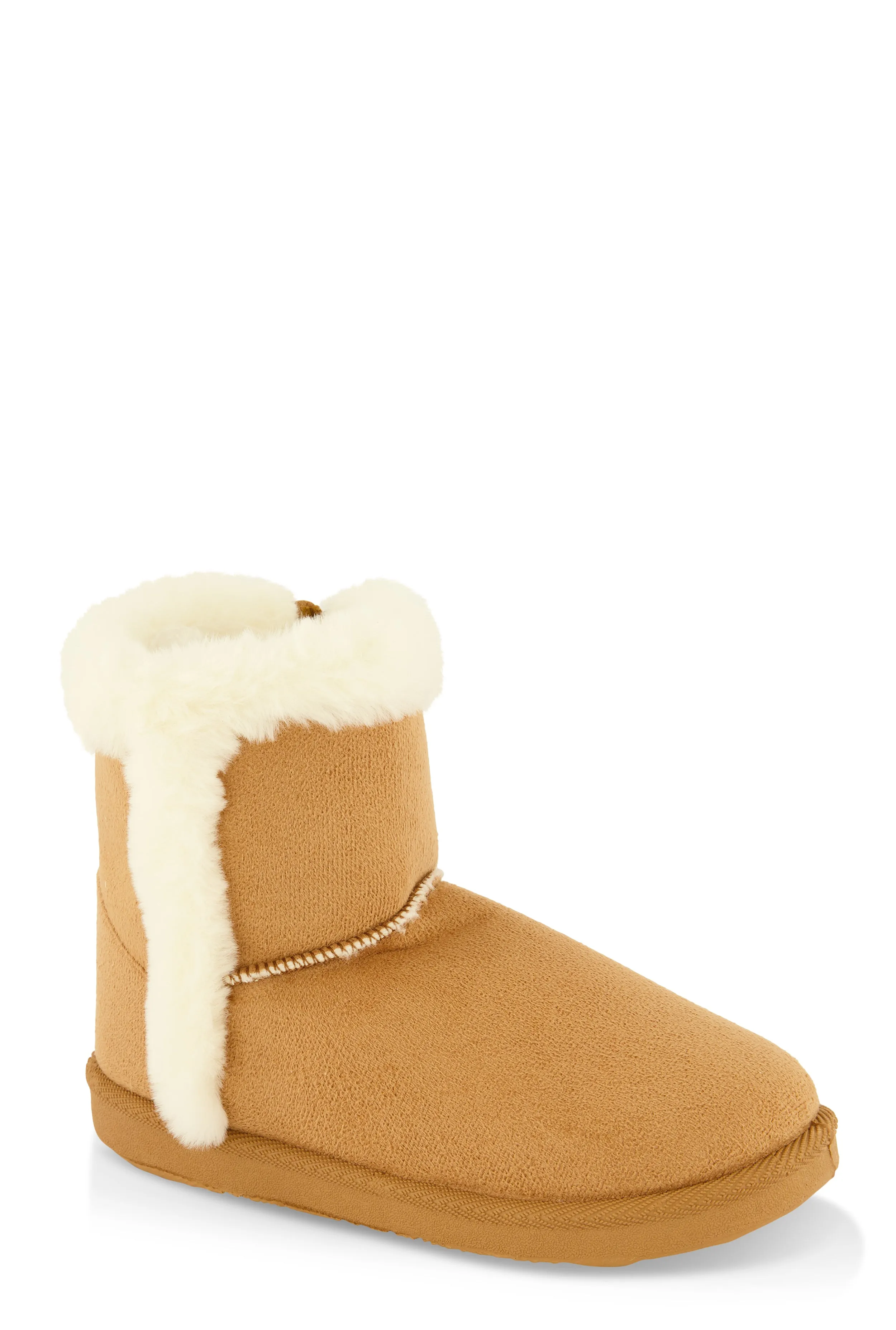 Girls Faux Fur Trim Side Zip Booties sold by Rainbow product image thumbnail 2