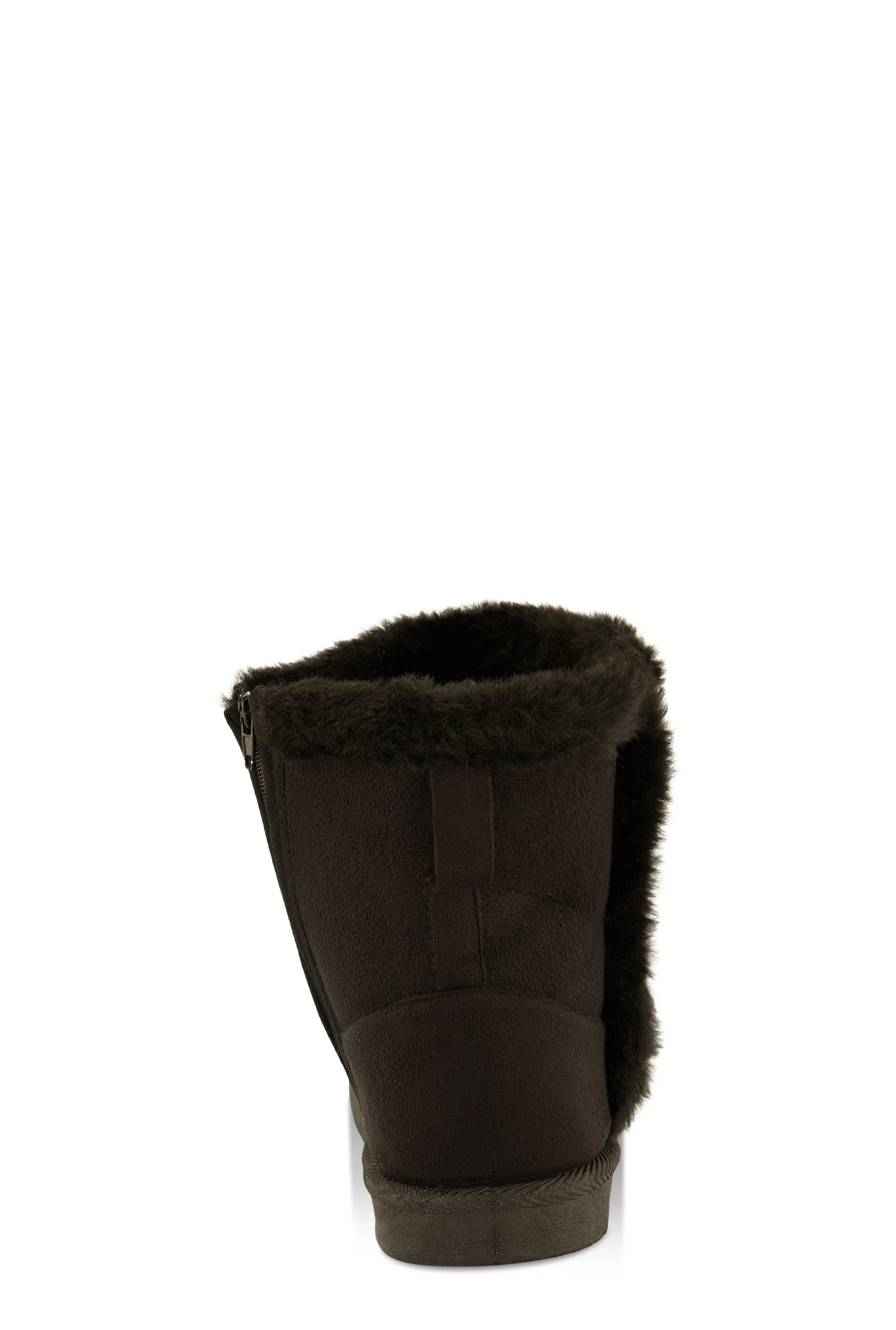 Girls Faux Fur Trim Side Zip Booties sold by Rainbow product image thumbnail 3