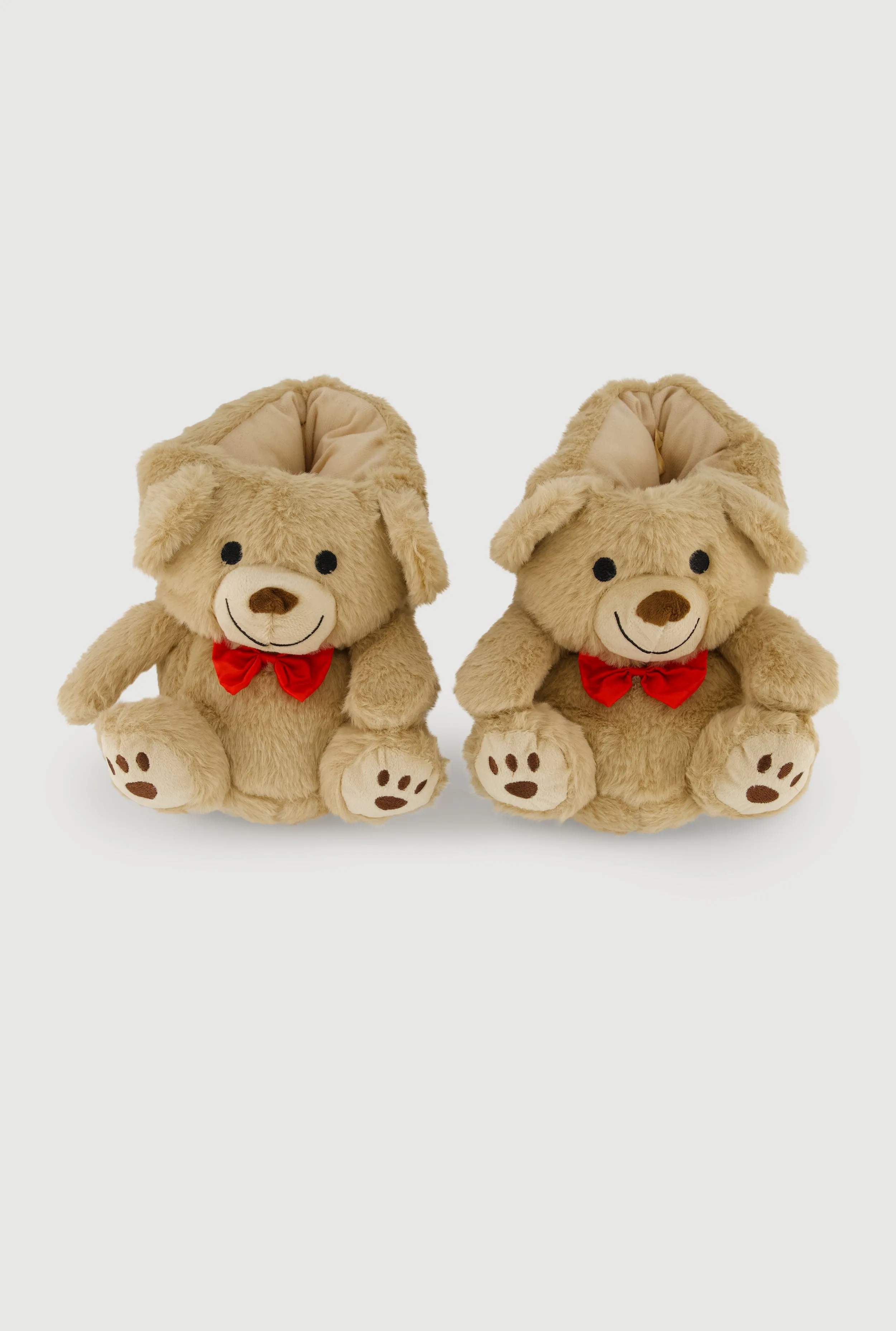 Girls Faux Fur Teddy Slippers sold by Rainbow product image thumbnail 5