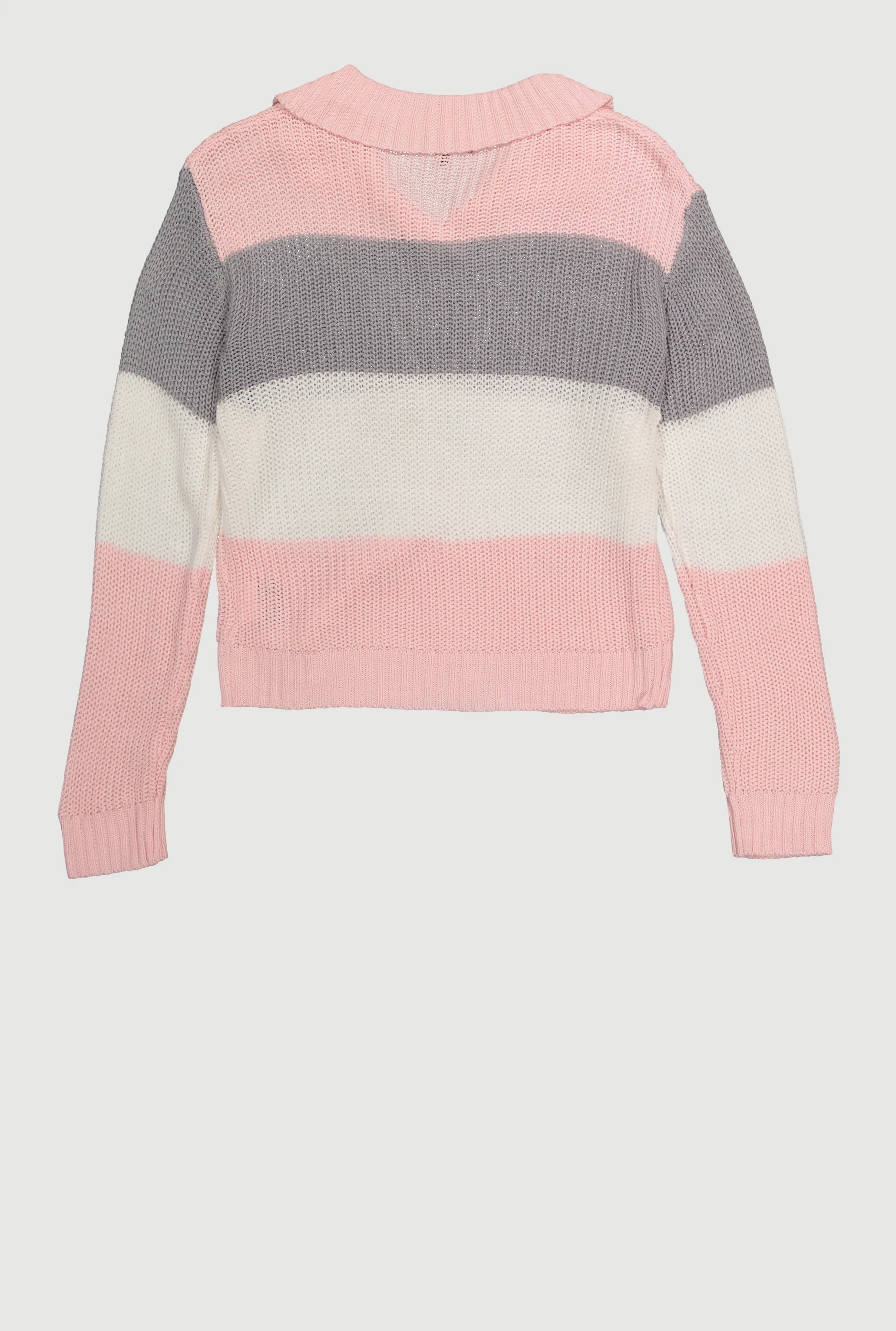 Girls Striped Polo Sweater sold by Rainbow product image thumbnail 3
