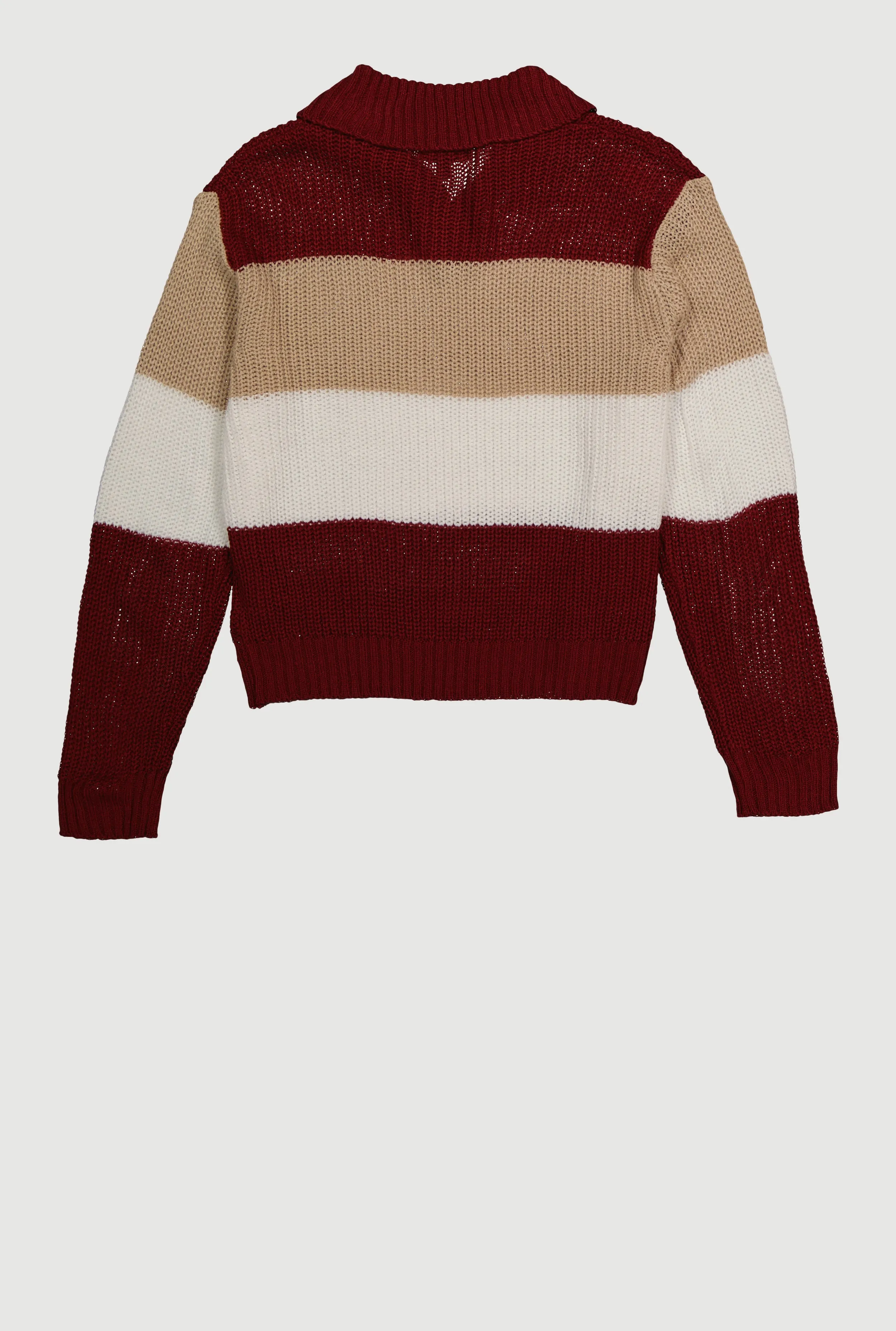 Girls Striped Polo Sweater sold by Rainbow product image thumbnail 3