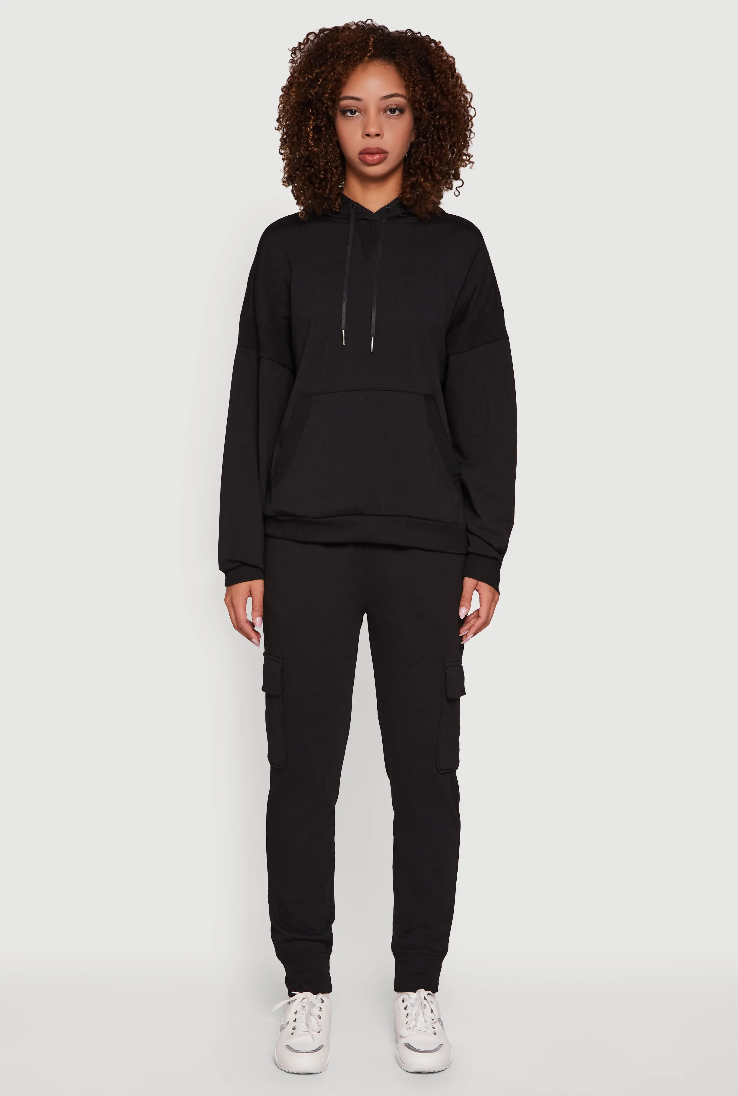 Mid Rise Fleece Joggers with Cargo Pockets sold by Rainbow product image thumbnail 2