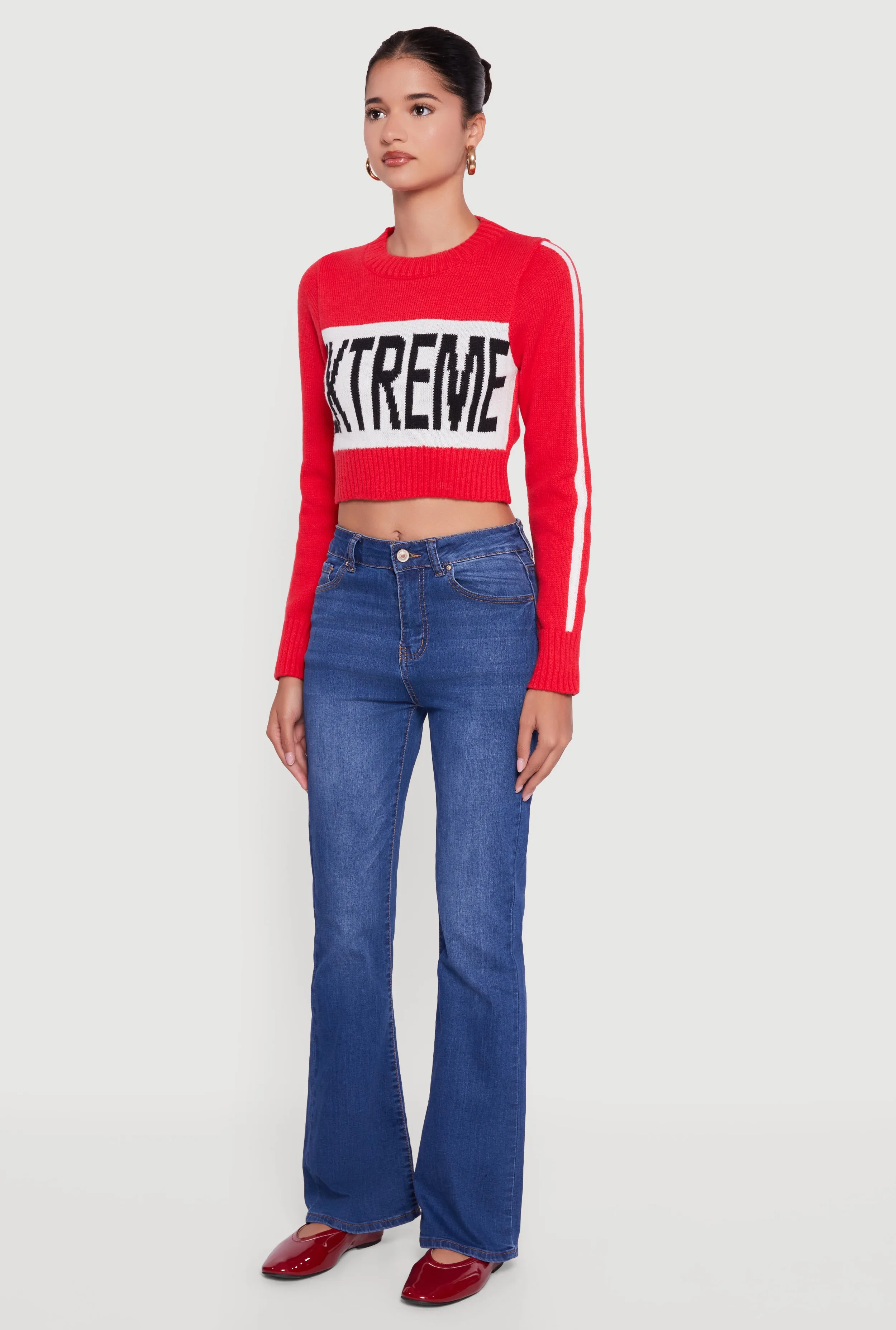 Extreme Graphic Cropped Sweater sold by Rainbow product image thumbnail 5