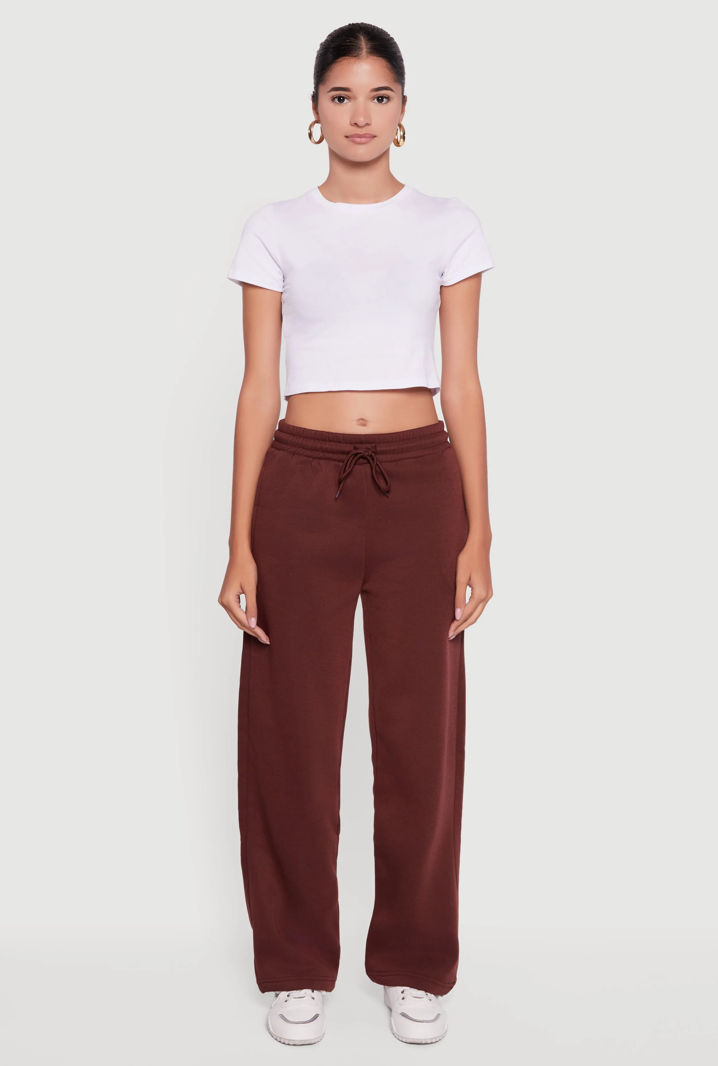 Fleece Lined Straight Leg Sweatpants sold by Rainbow product image thumbnail 2