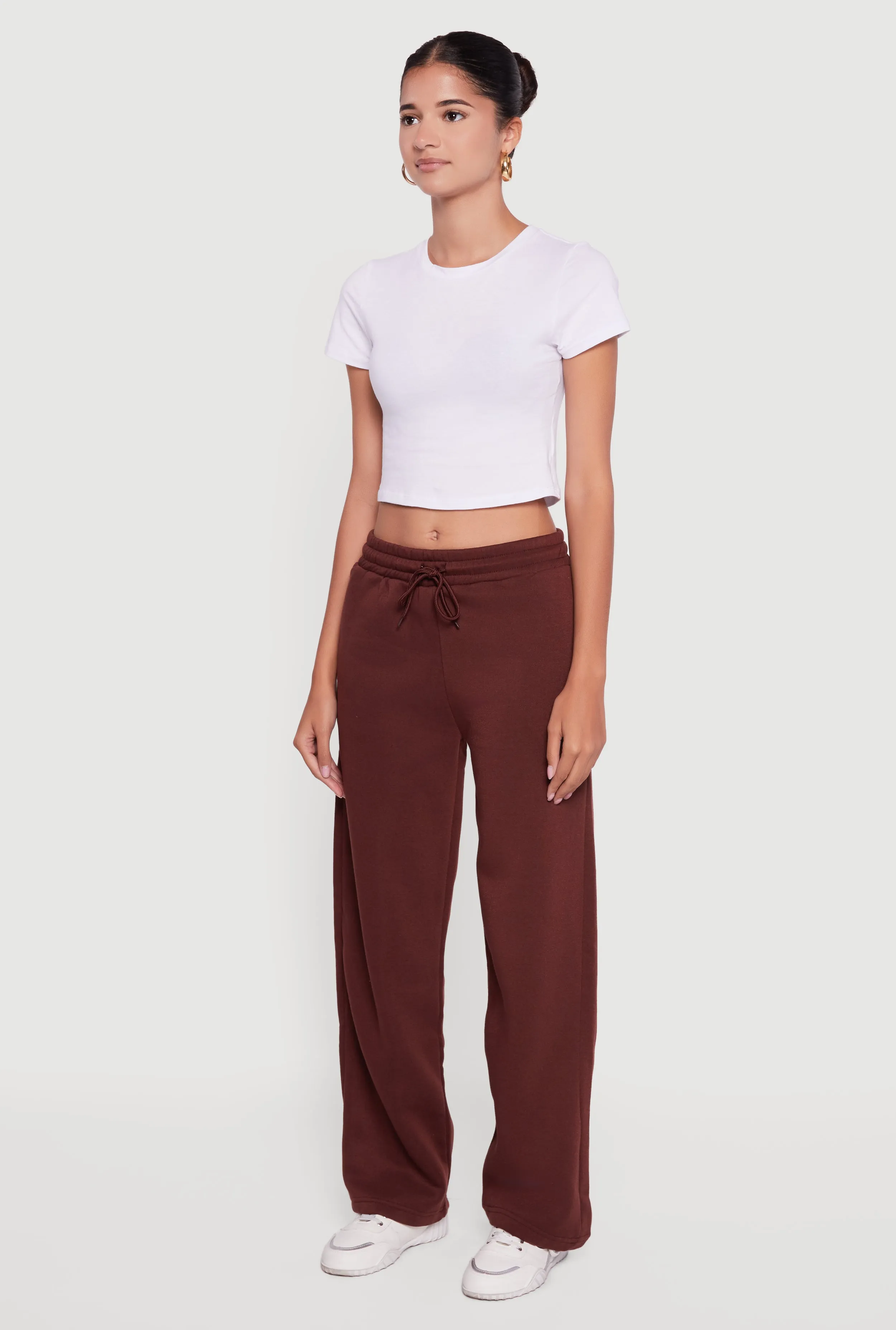 Fleece Lined Straight Leg Sweatpants sold by Rainbow product image thumbnail 3