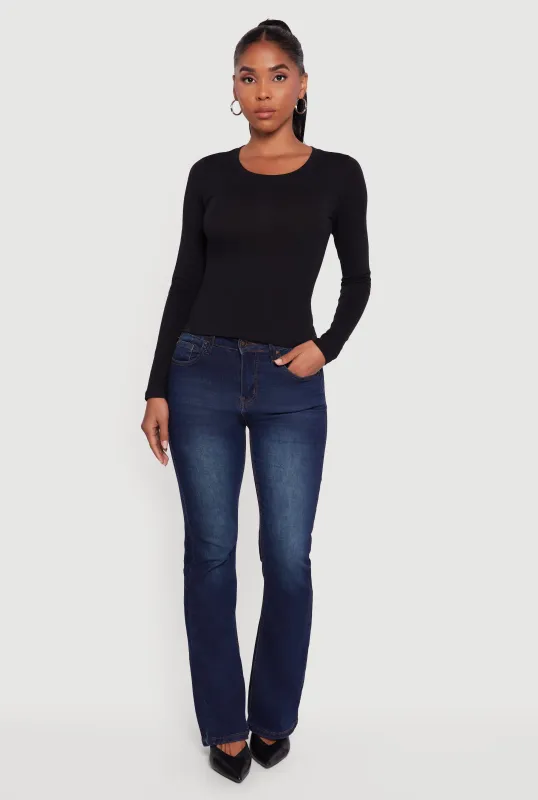 Long Sleeve Scoop Neck Tee sold by Rainbow