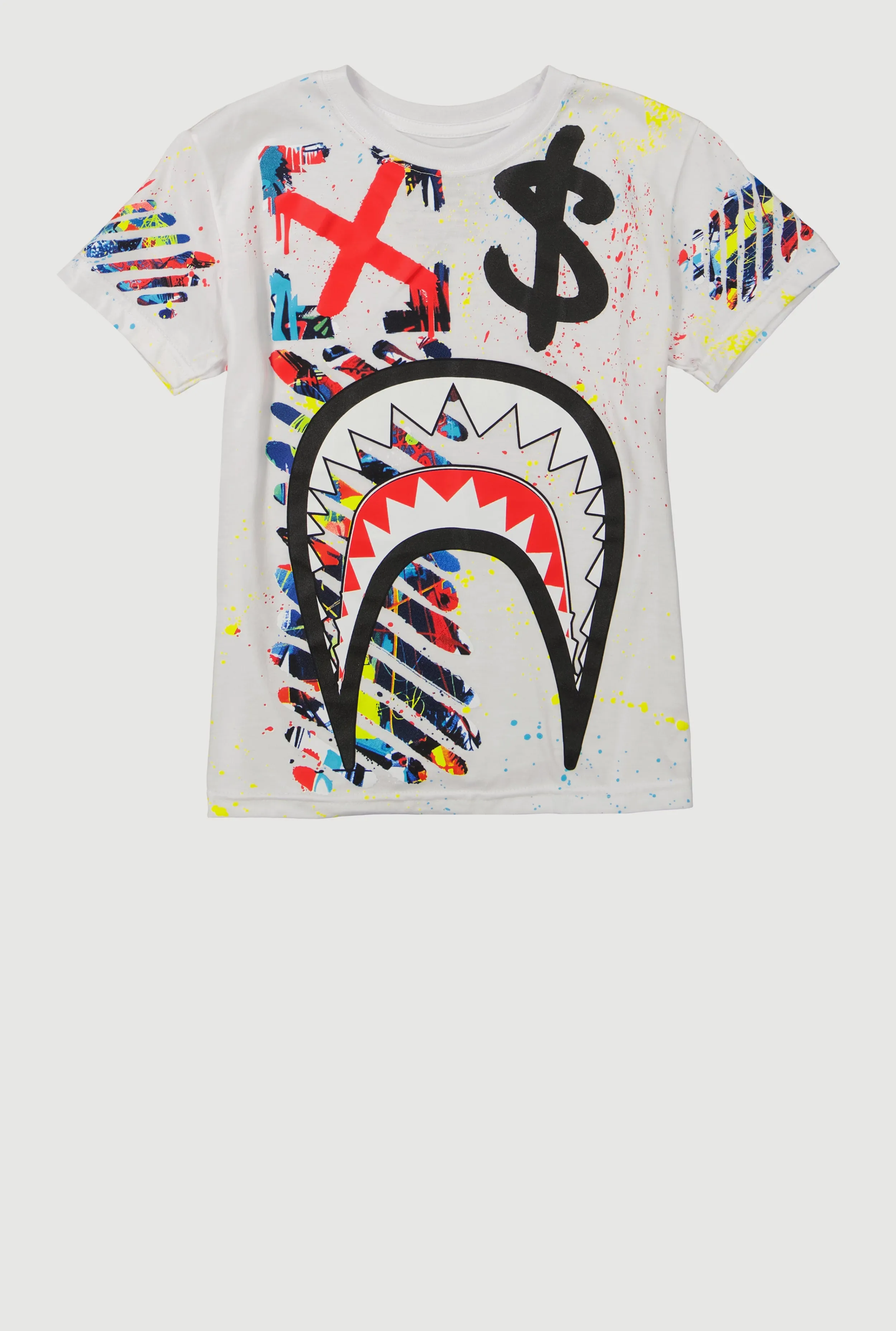 Boys Paint Splatter Sharkbite Graphic Tee sold by Rainbow product image thumbnail 2