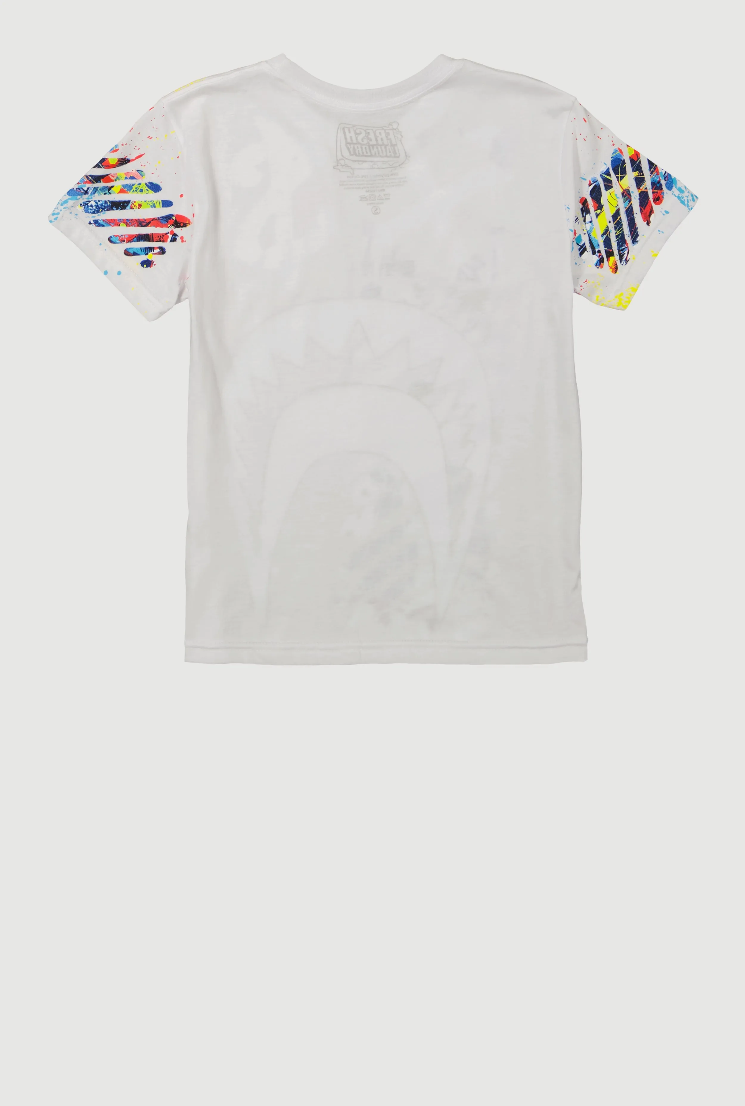 Boys Paint Splatter Sharkbite Graphic Tee sold by Rainbow product image thumbnail 3