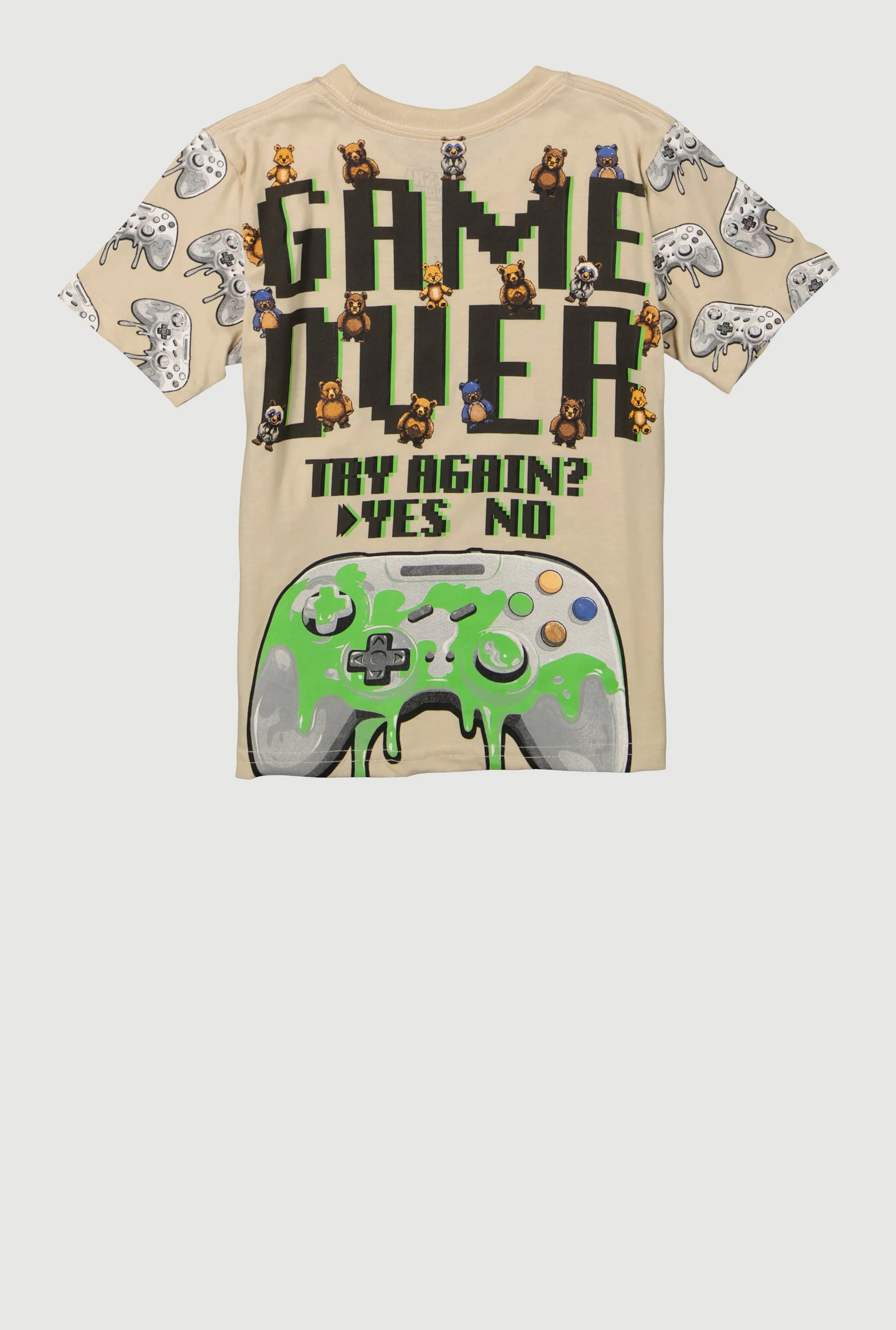 Little Boys Game Over Graphic Tee sold by Rainbow product image thumbnail 3